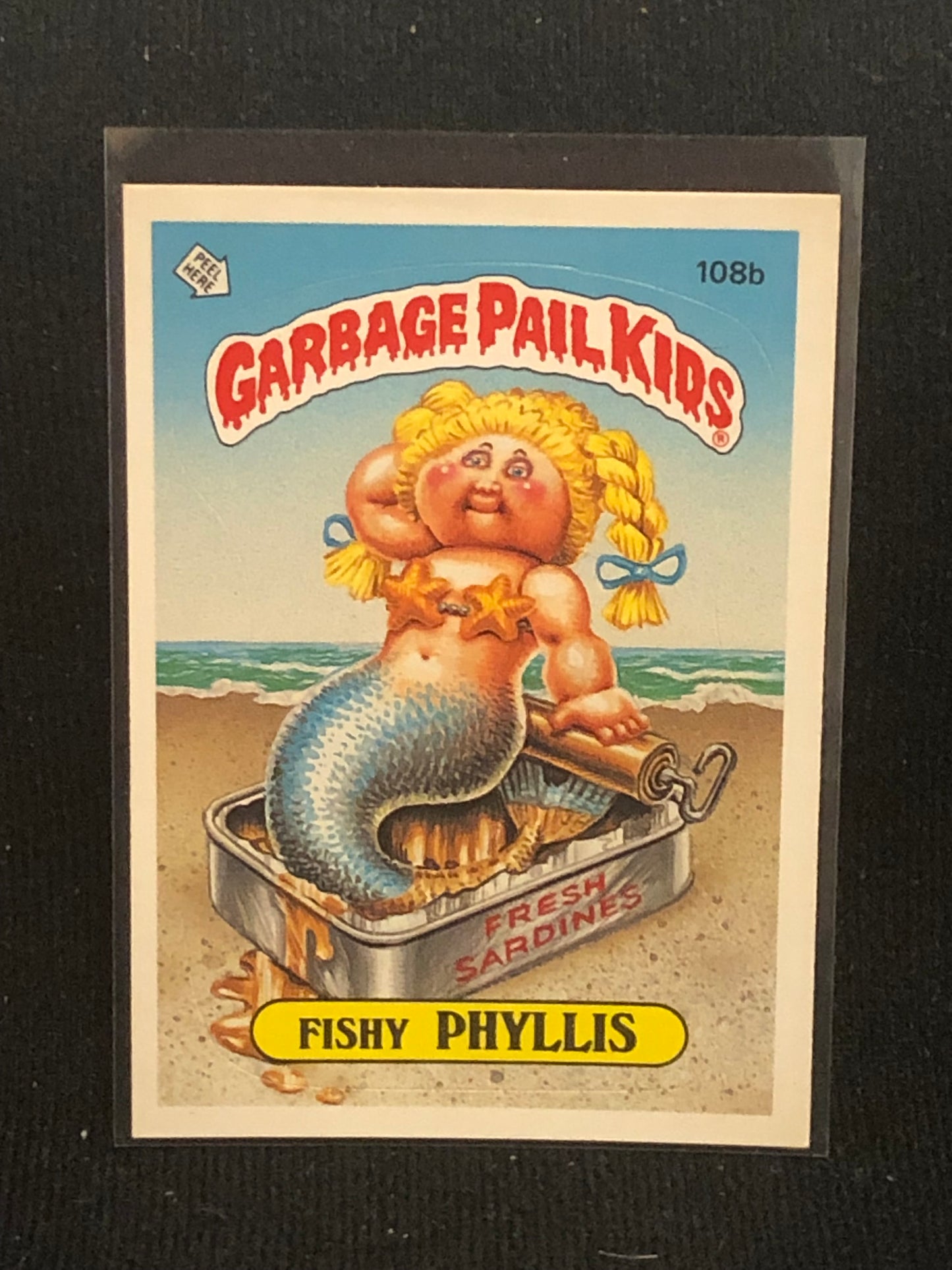 Garbage Pail Kids Original Series 3 (os3) 108b Fishy Phyllis