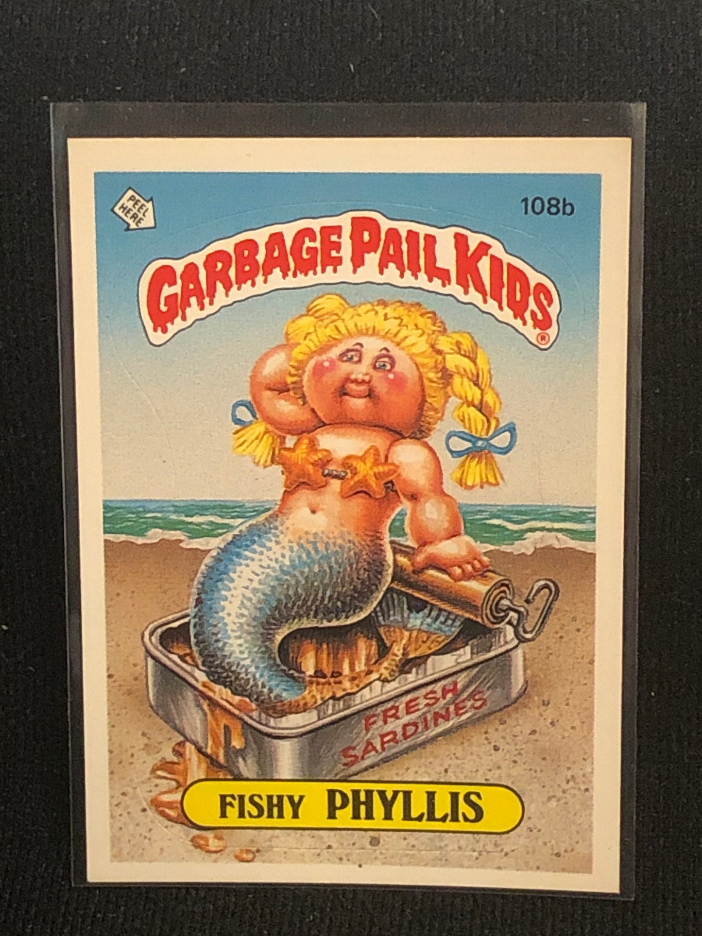 Garbage Pail Kids Original Series 3 (os3) 108b Fishy Phyllis