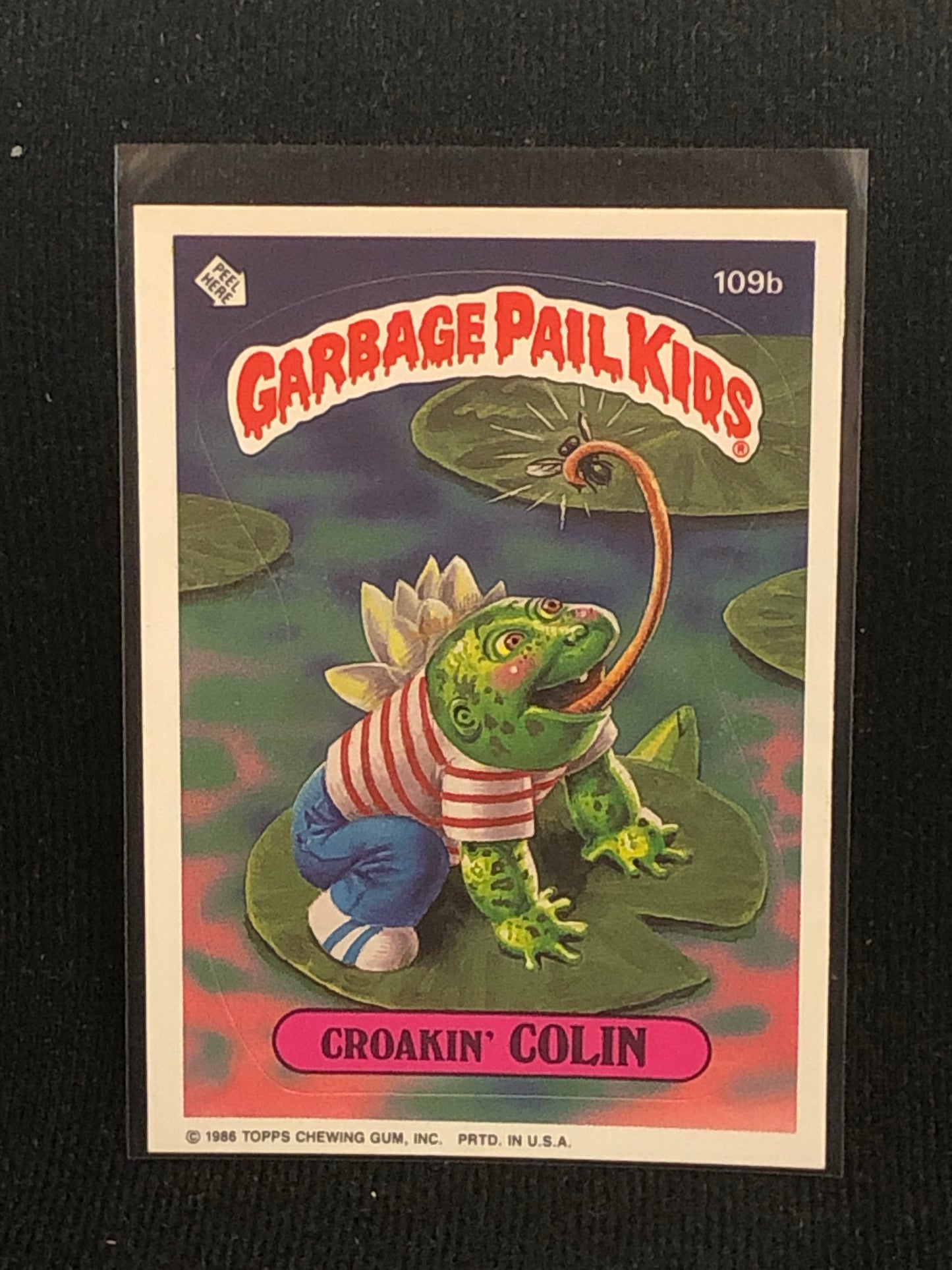 Garbage Pail Kids Original Series 3 (os3) 109b Croakin Colin