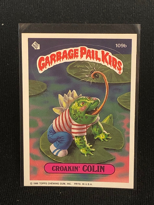 Garbage Pail Kids Original Series 3 (os3) 109b Croakin Colin