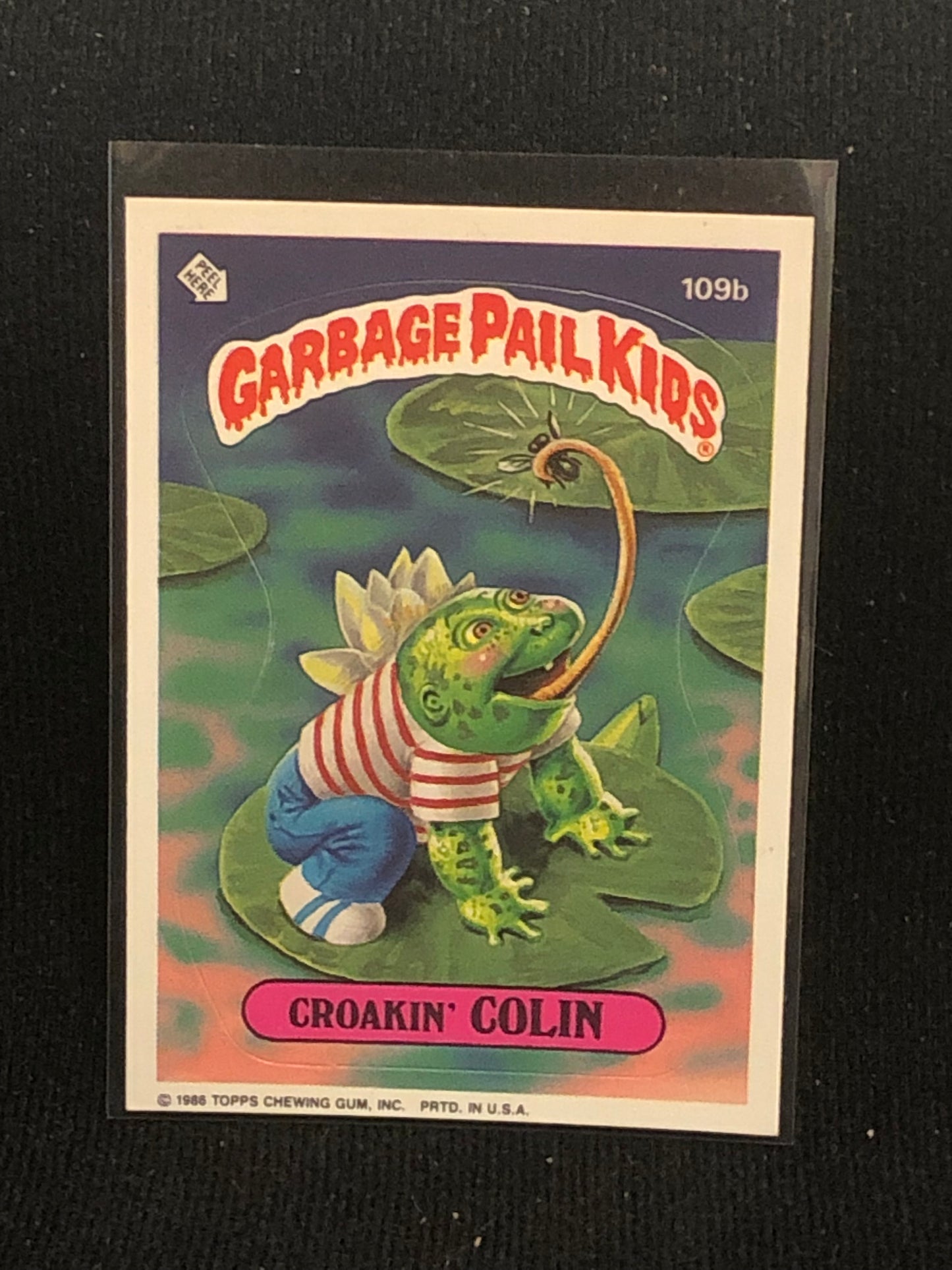 Garbage Pail Kids Original Series 3 (os3) 109b Croakin Colin