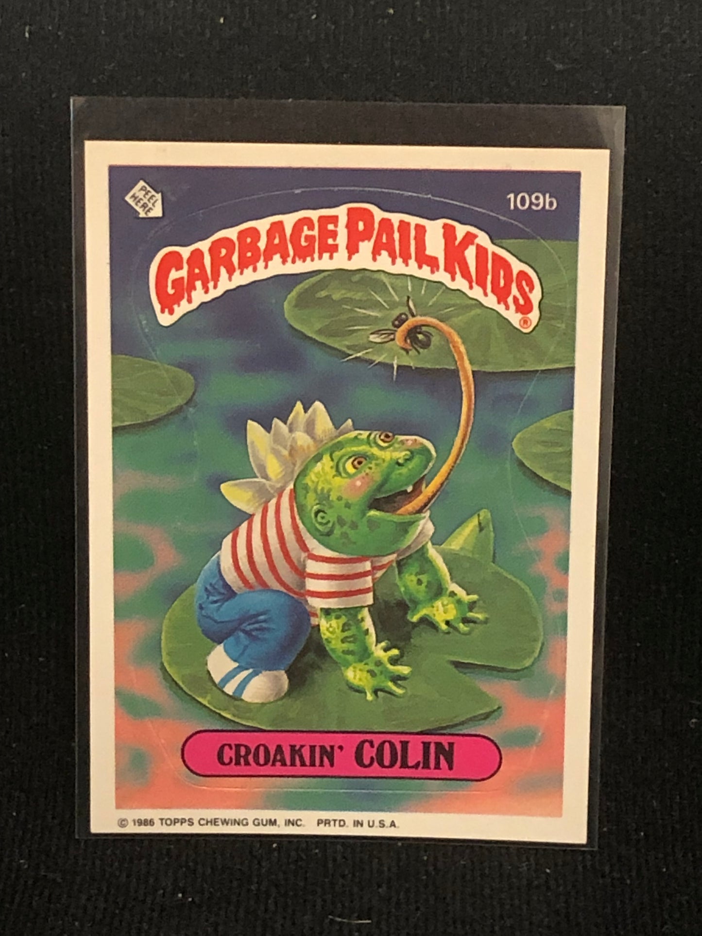 Garbage Pail Kids Original Series 3 (os3) 109b Croakin Colin