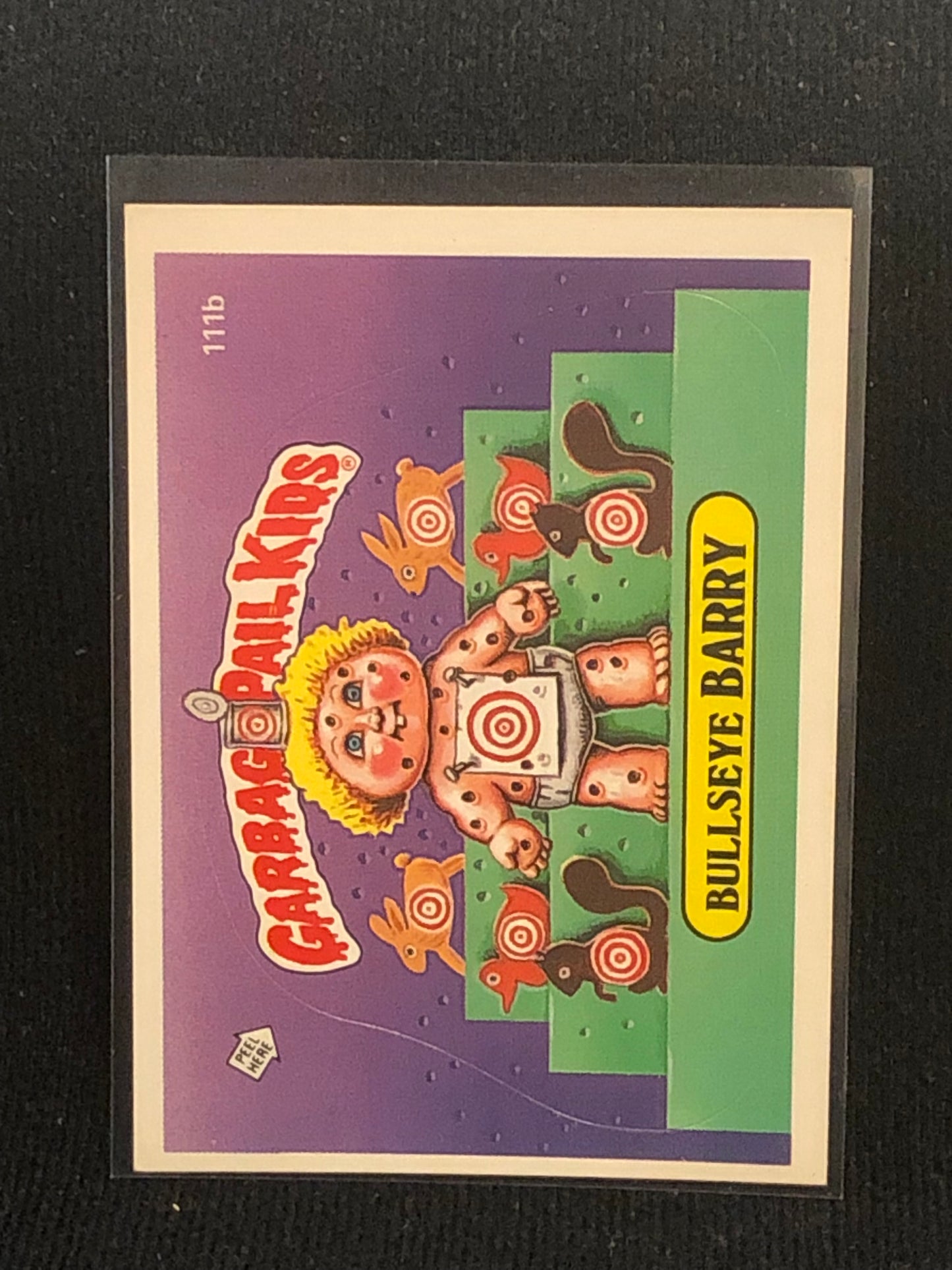 Garbage Pail Kids Original Series 3 (os3) 111b Bullseye Barry