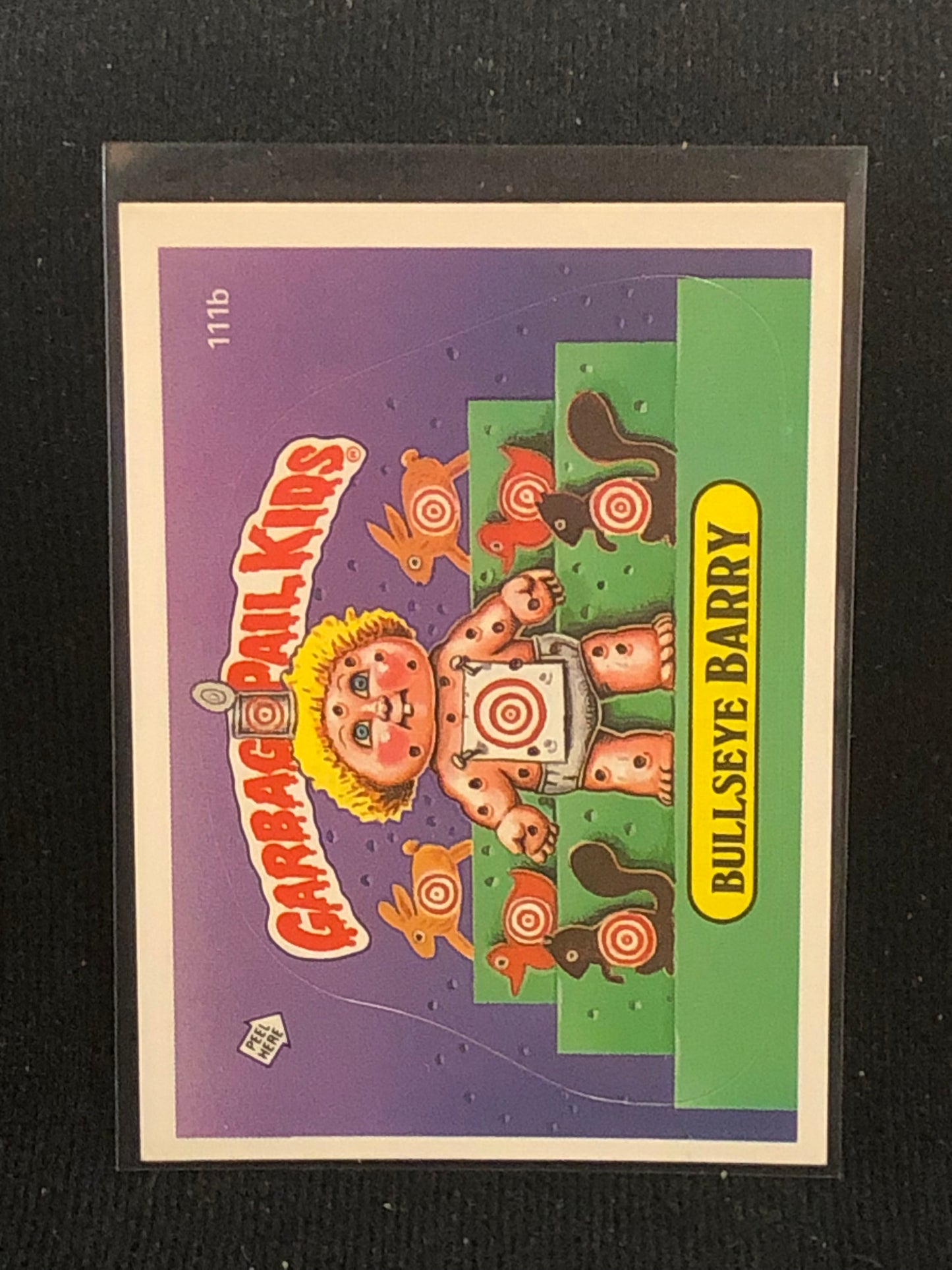 Garbage Pail Kids Original Series 3 (os3) 111b Bullseye Barry