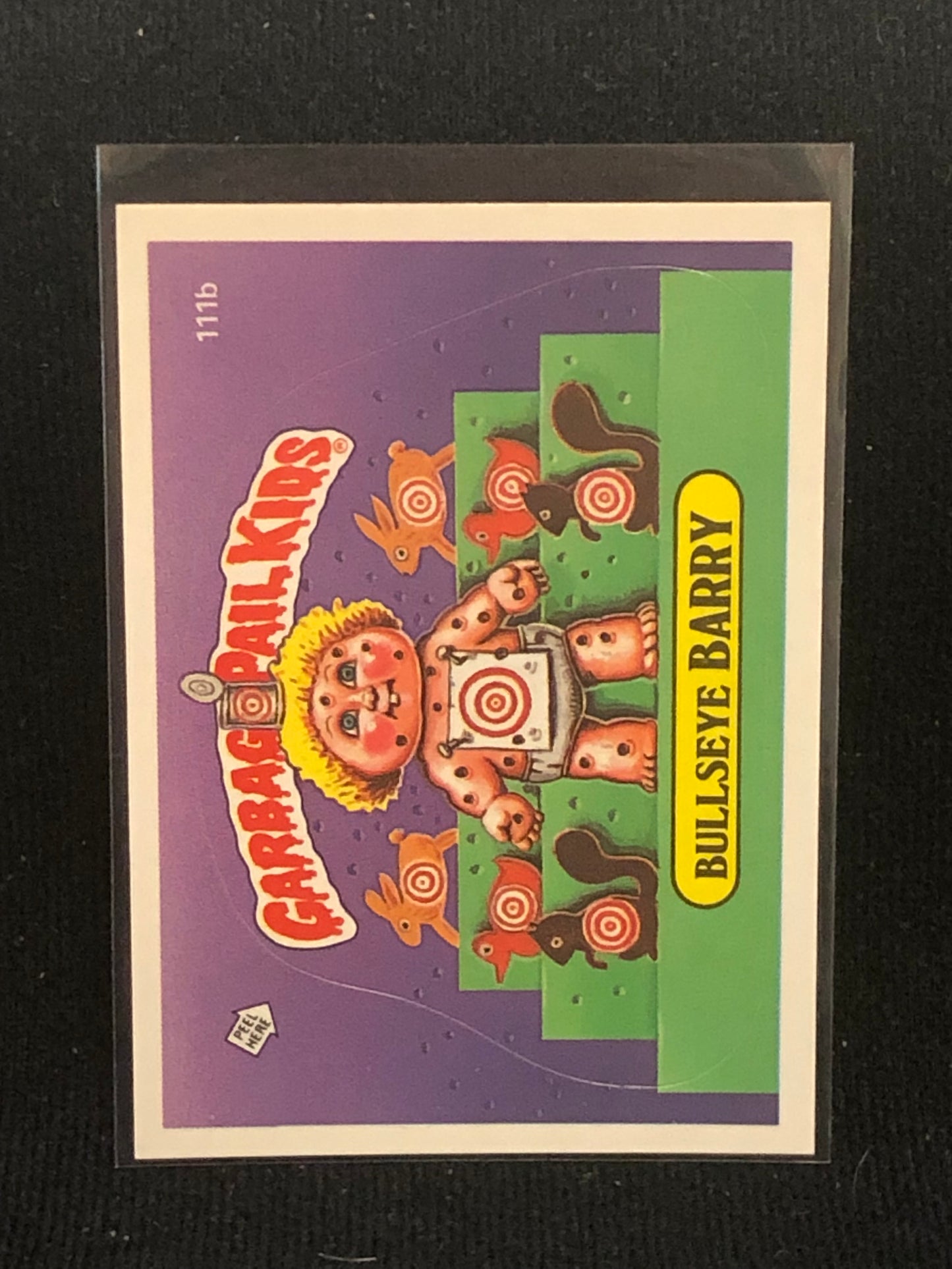 Garbage Pail Kids Original Series 3 (os3) 111b Bullseye Barry