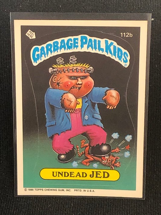 Garbage Pail Kids Original Series 3 (os3) 112b Undead Jed