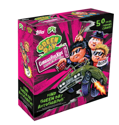 Garbage Pail Kids x Battle Of The Bands Green Day Hobby Box