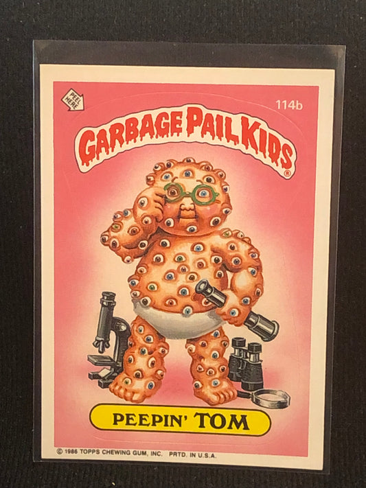 Garbage Pail Kids Original Series 3 (os3) 114b Peepin Tom