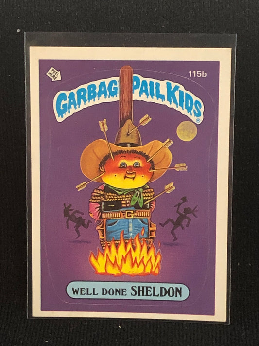 Garbage Pail Kids Original Series 3 (os3) 115b Well Done Sheldon