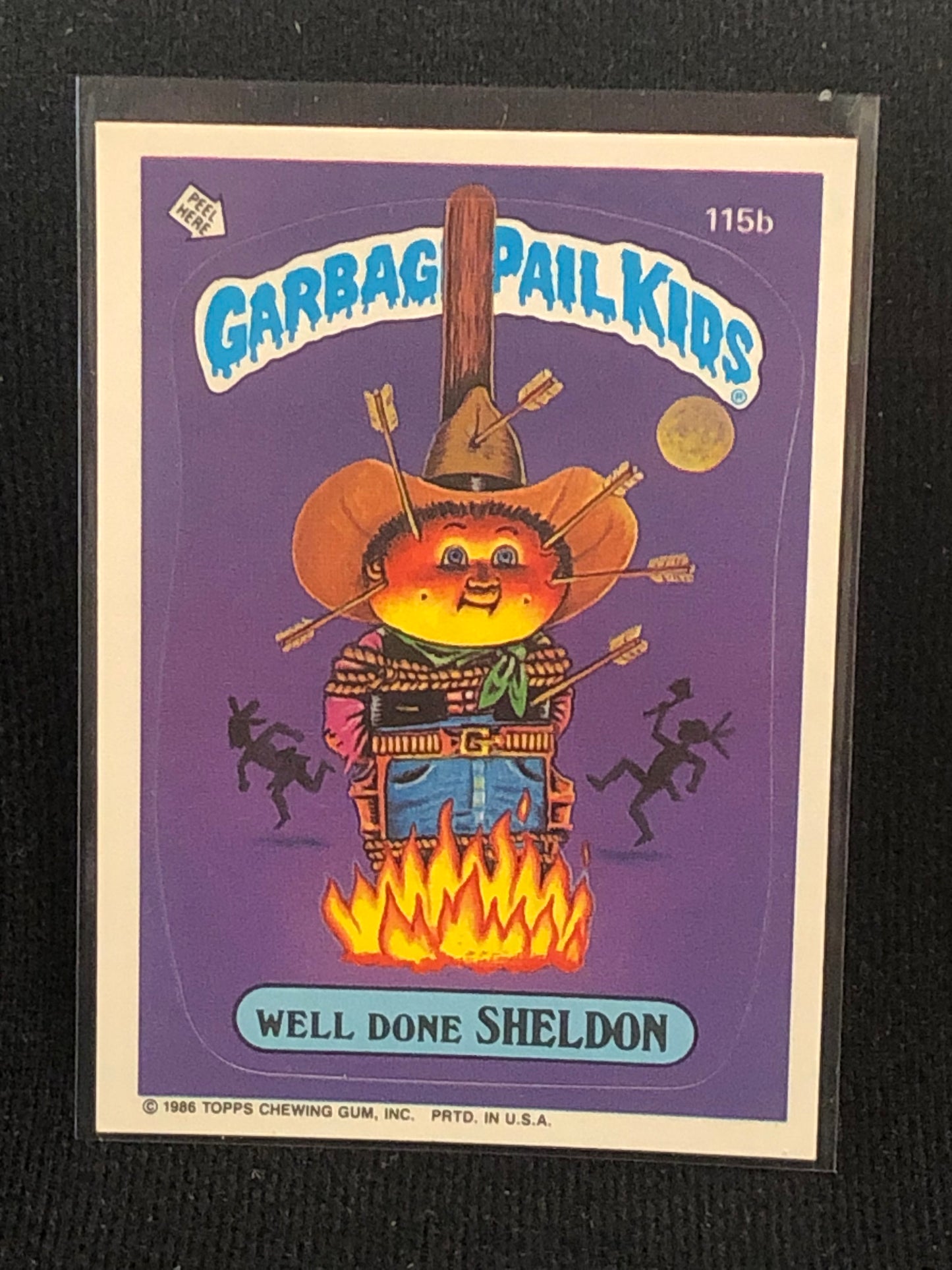 Garbage Pail Kids Original Series 3 (os3) 115b Well Done Sheldon