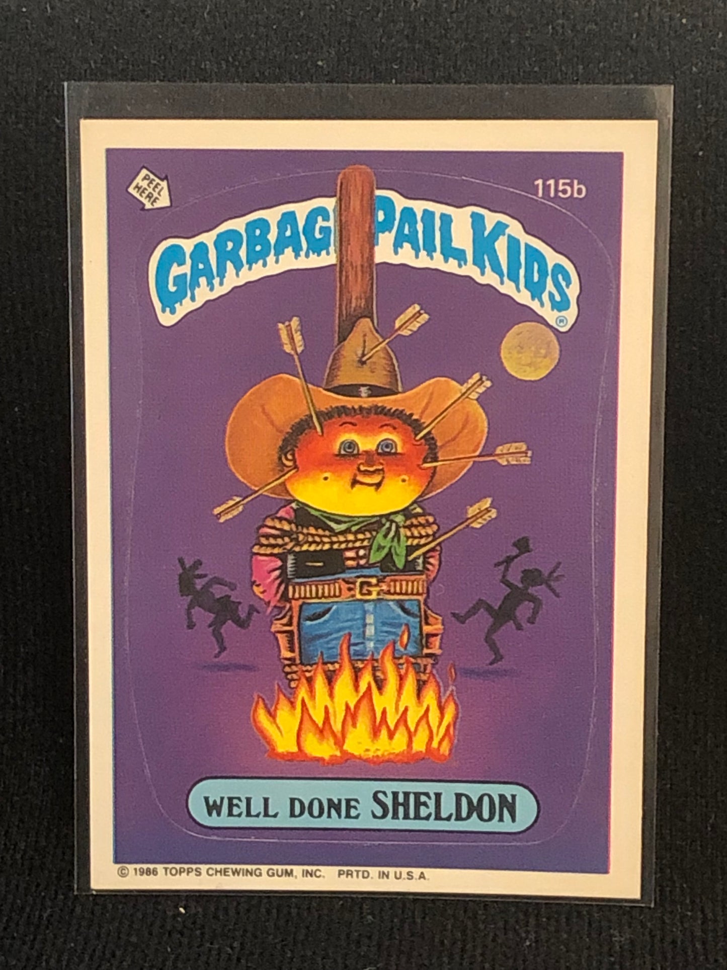 Garbage Pail Kids Original Series 3 (os3) 115b Well Done Sheldon