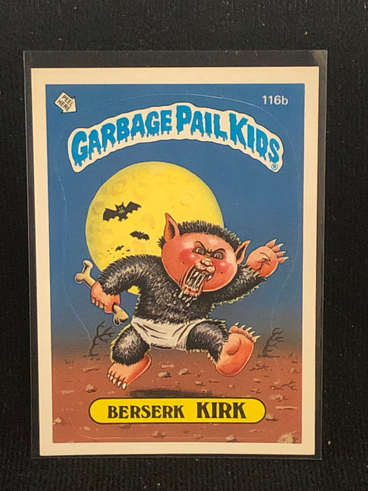 Garbage Pail Kids Original Series 3 (os3) 116b Berserk Kirk