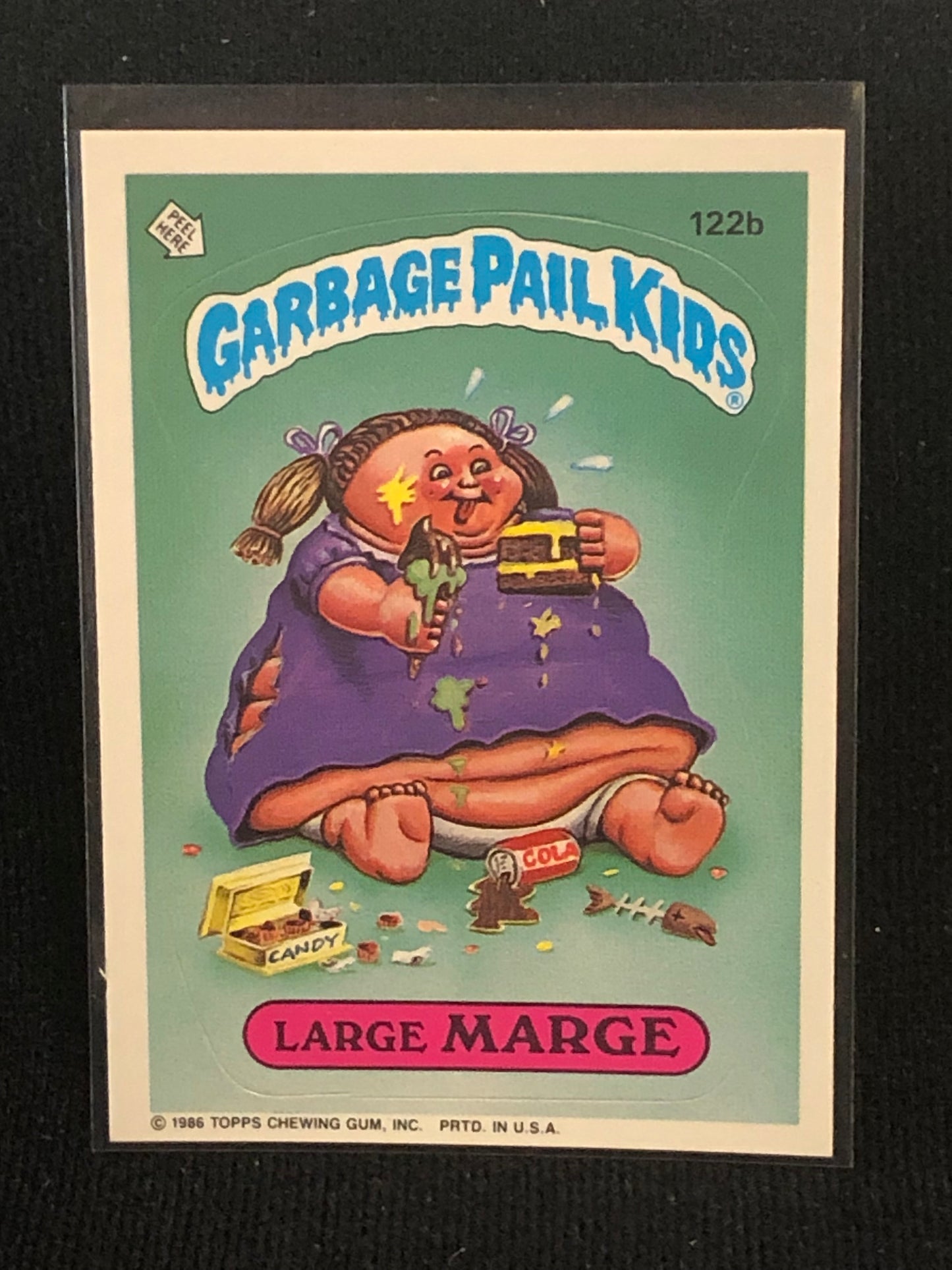 Garbage Pail Kids Original Series 3 (os3) 122b Large Marge