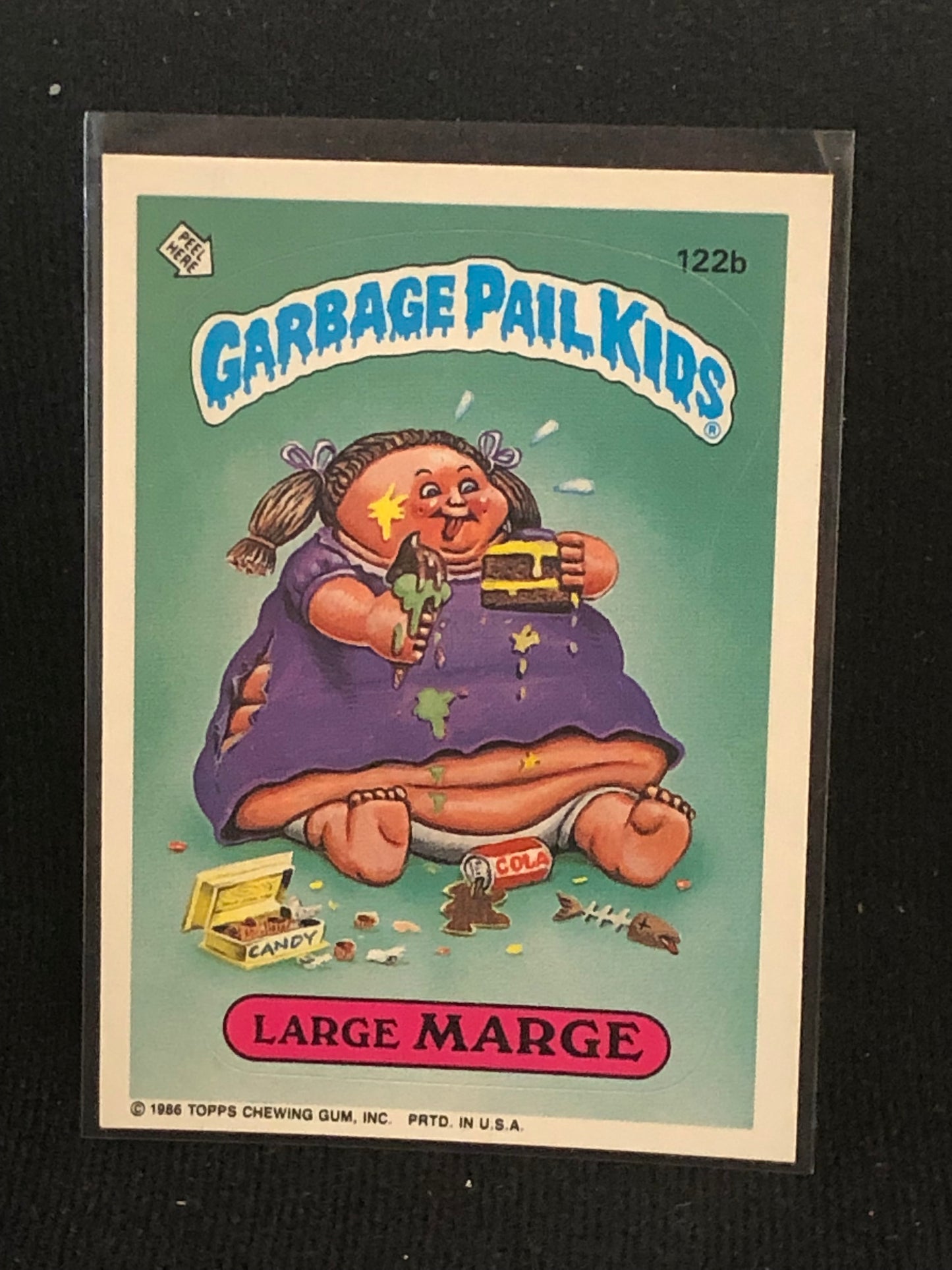 Garbage Pail Kids Original Series 3 (os3) 122b Large Marge