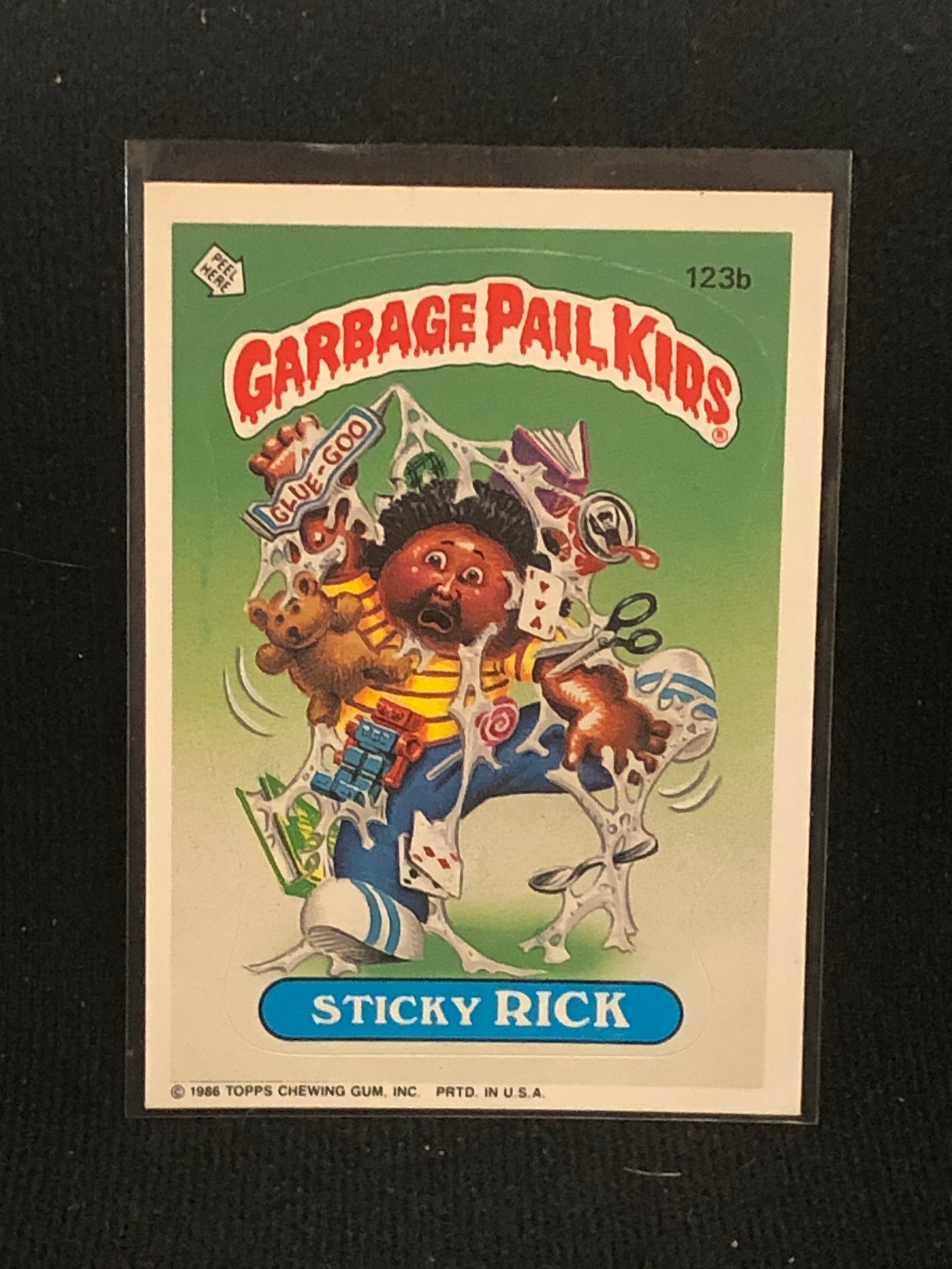 Garbage Pail Kids Original Series 3 (os3) 123b Sticky Rick