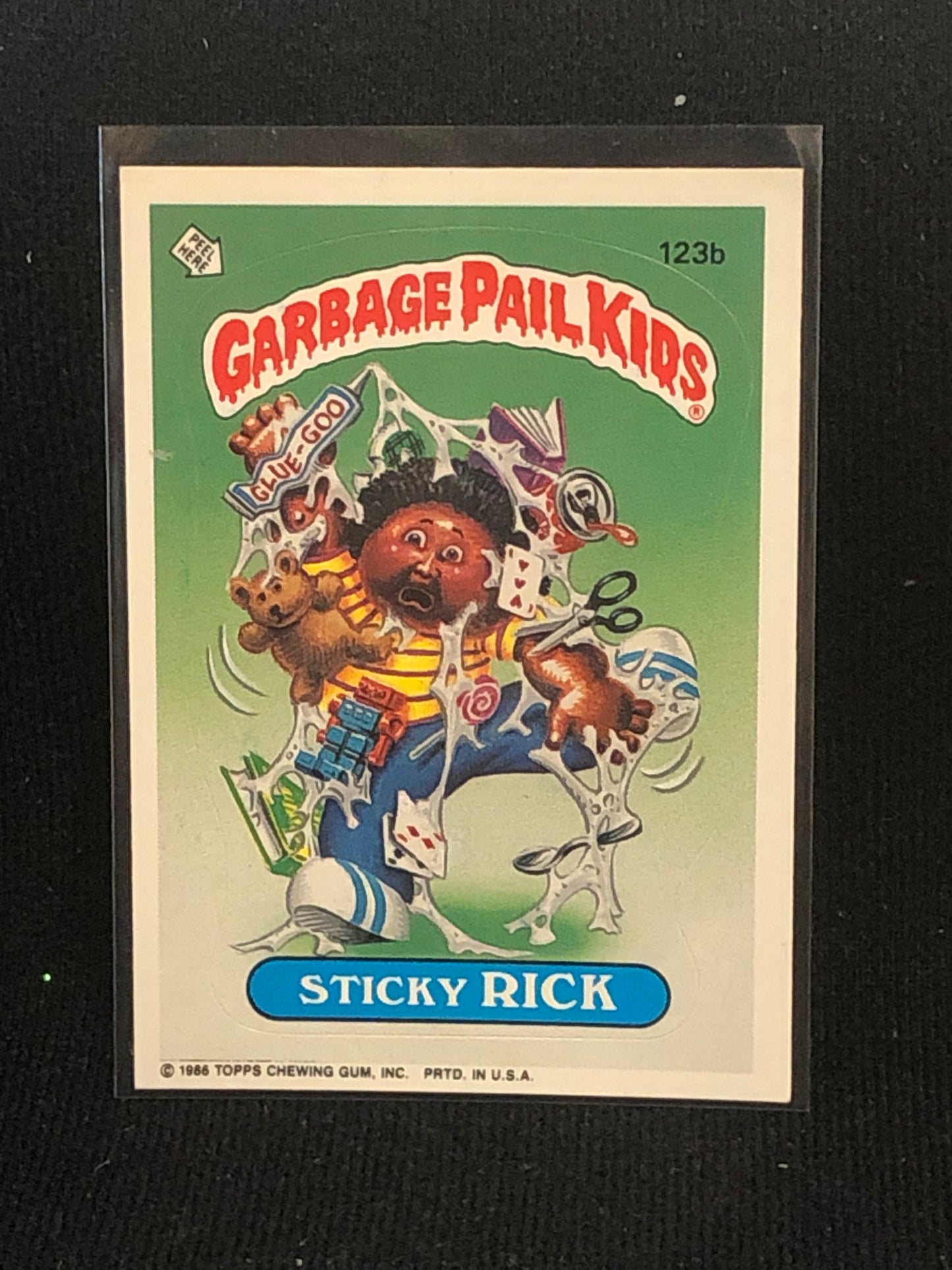 Garbage Pail Kids Original Series 3 (os3) 123b Sticky Rick