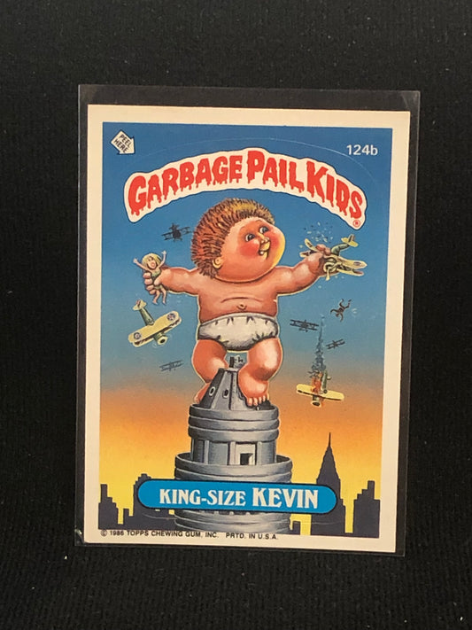 Garbage Pail Kids Original Series 3 (os3) 124b King Size Kevin