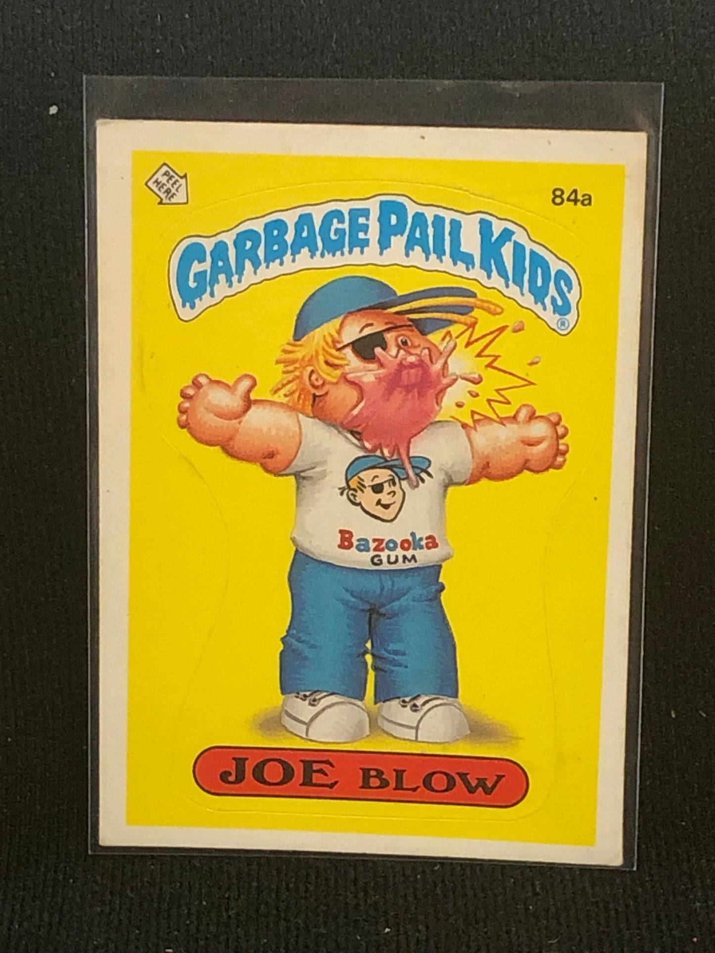 Garbage Pail Kids Original Series 3 (os3) 84a Joe Blow