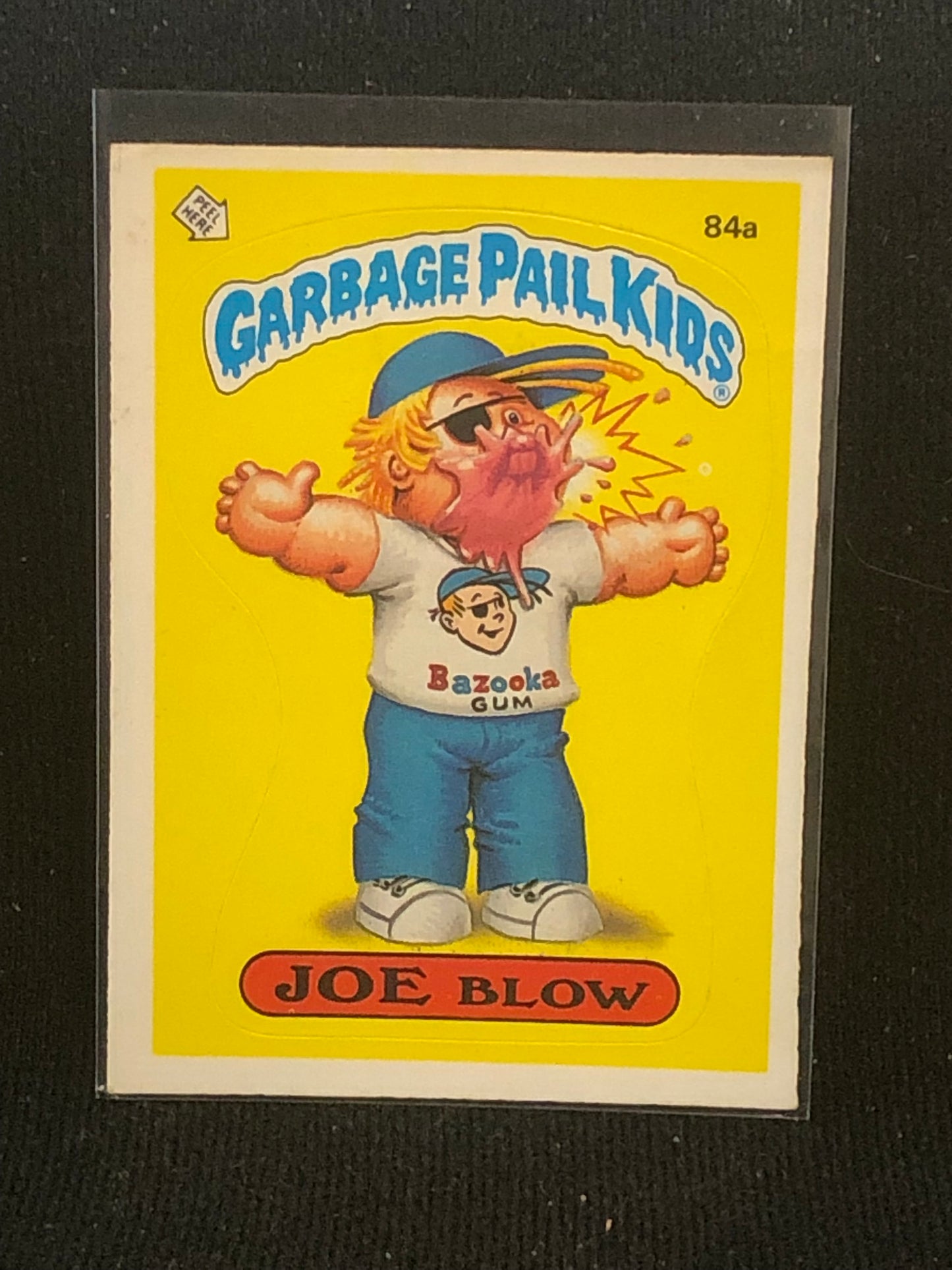 Garbage Pail Kids Original Series 3 (os3) 84a Joe Blow