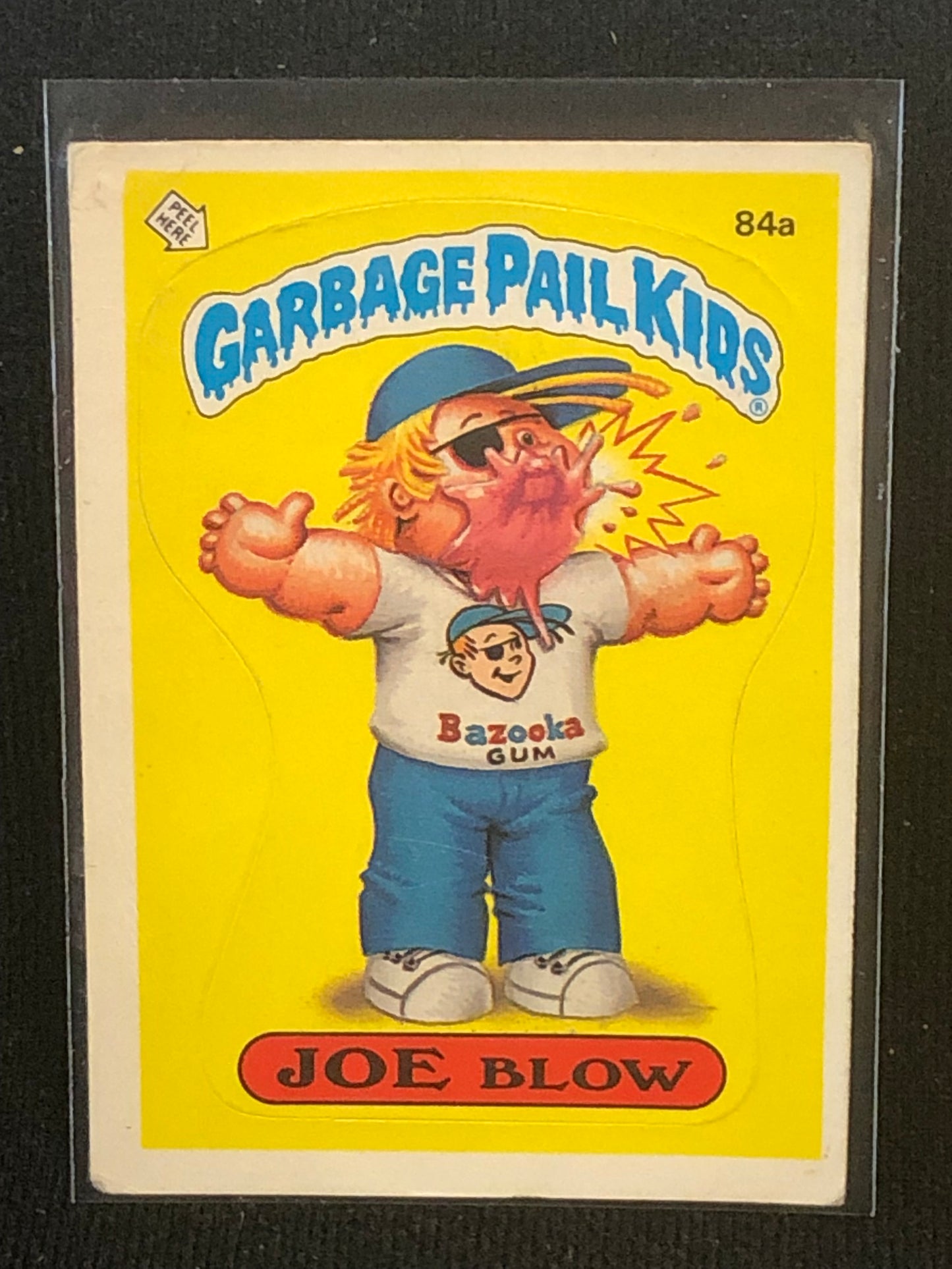 Garbage Pail Kids Original Series 3 (os3) 84a Joe Blow