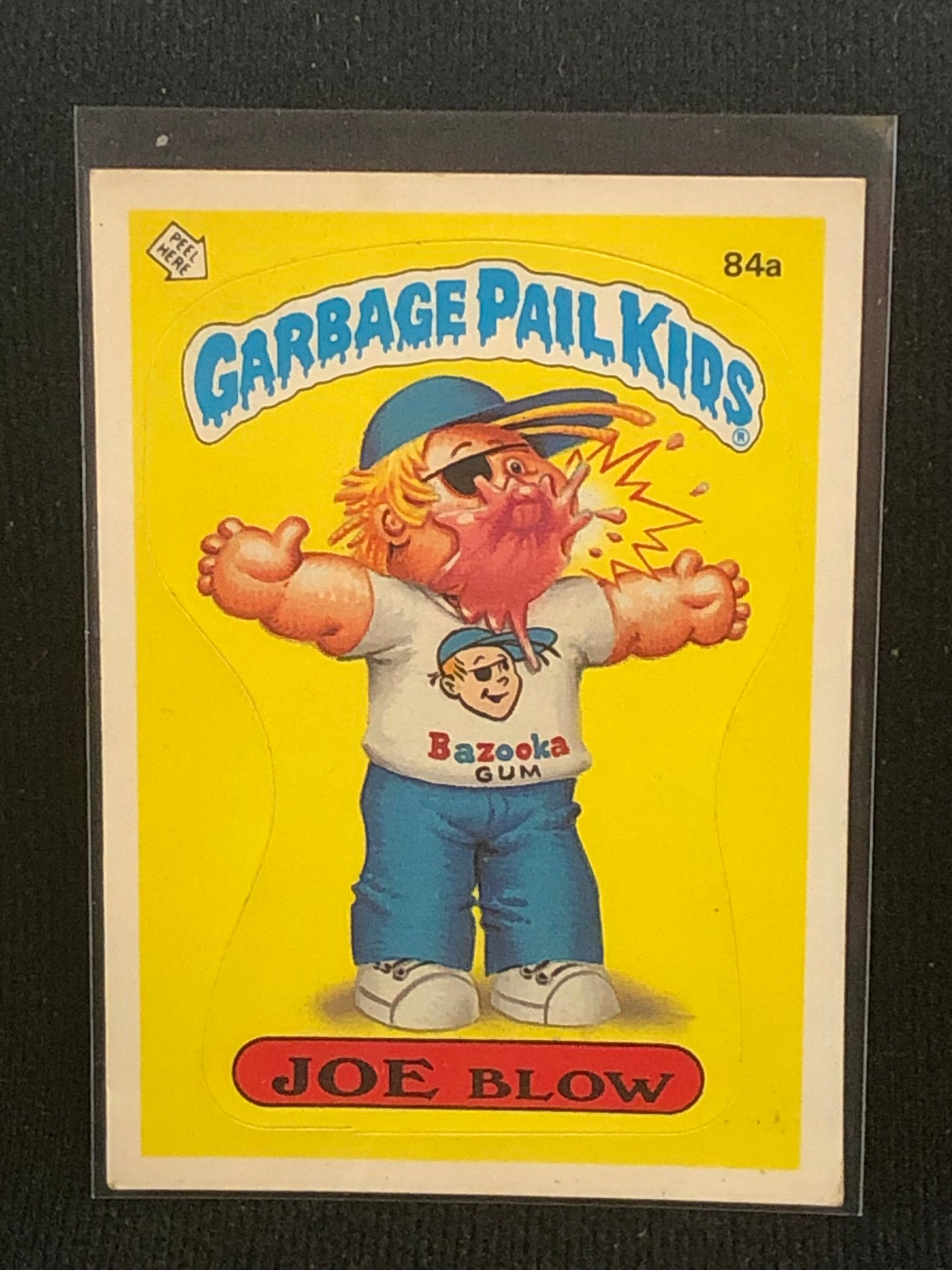 Garbage Pail Kids Original Series 3 (os3) 84a Joe Blow