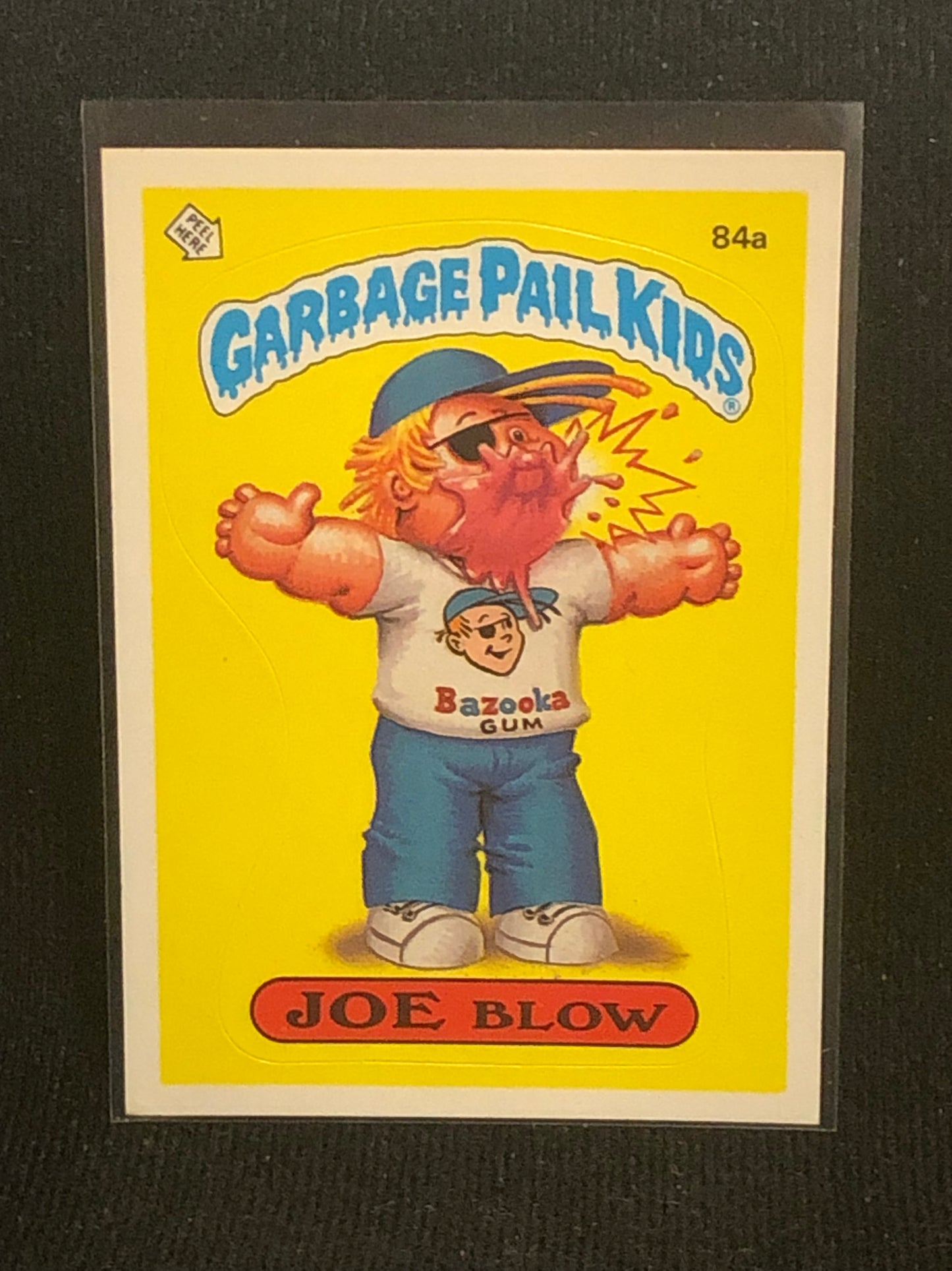 Garbage Pail Kids Original Series 3 (os3) 84a Joe Blow