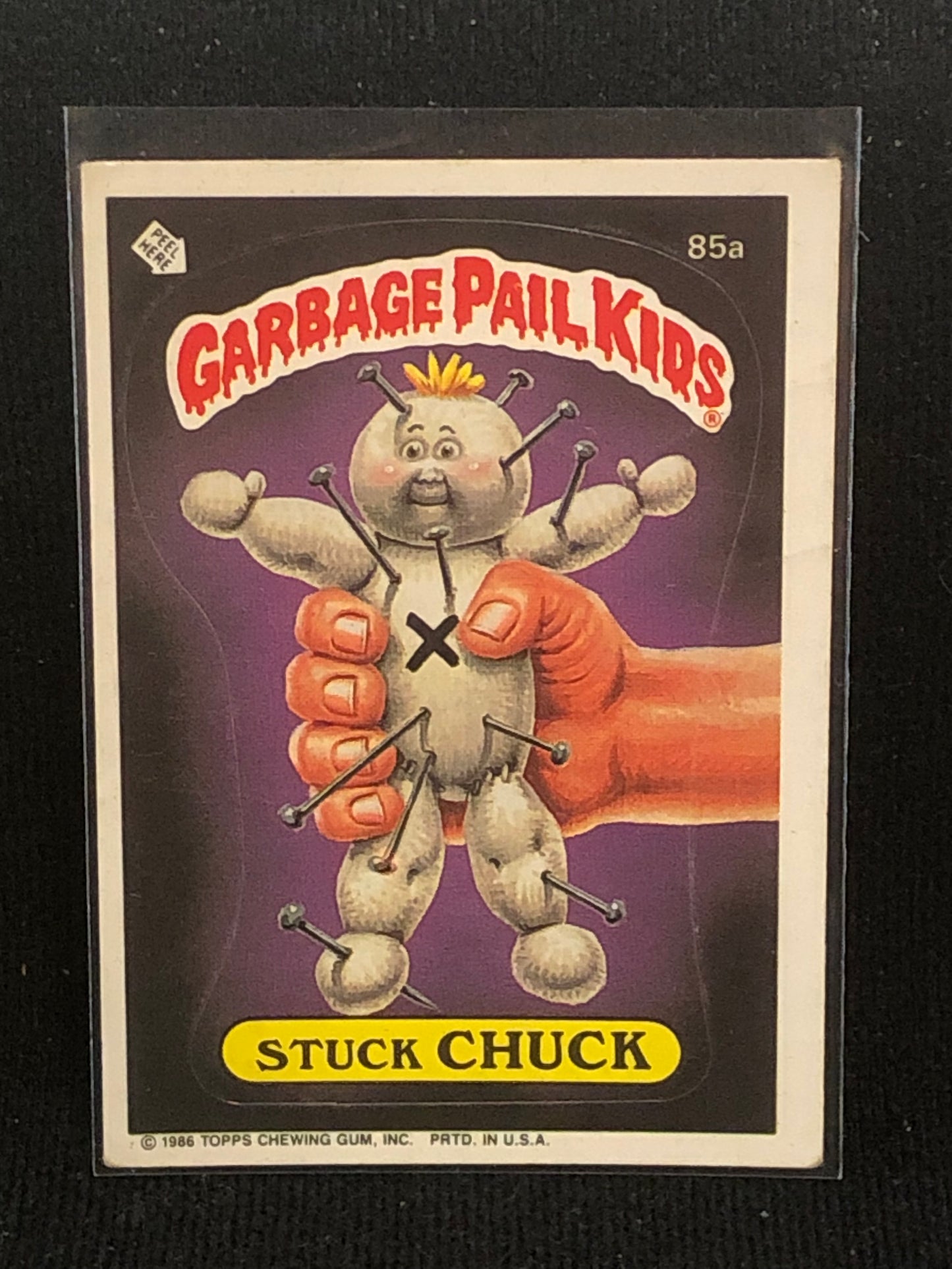 Garbage Pail Kids Original Series 3 (os3) 85a Stuck Chuck