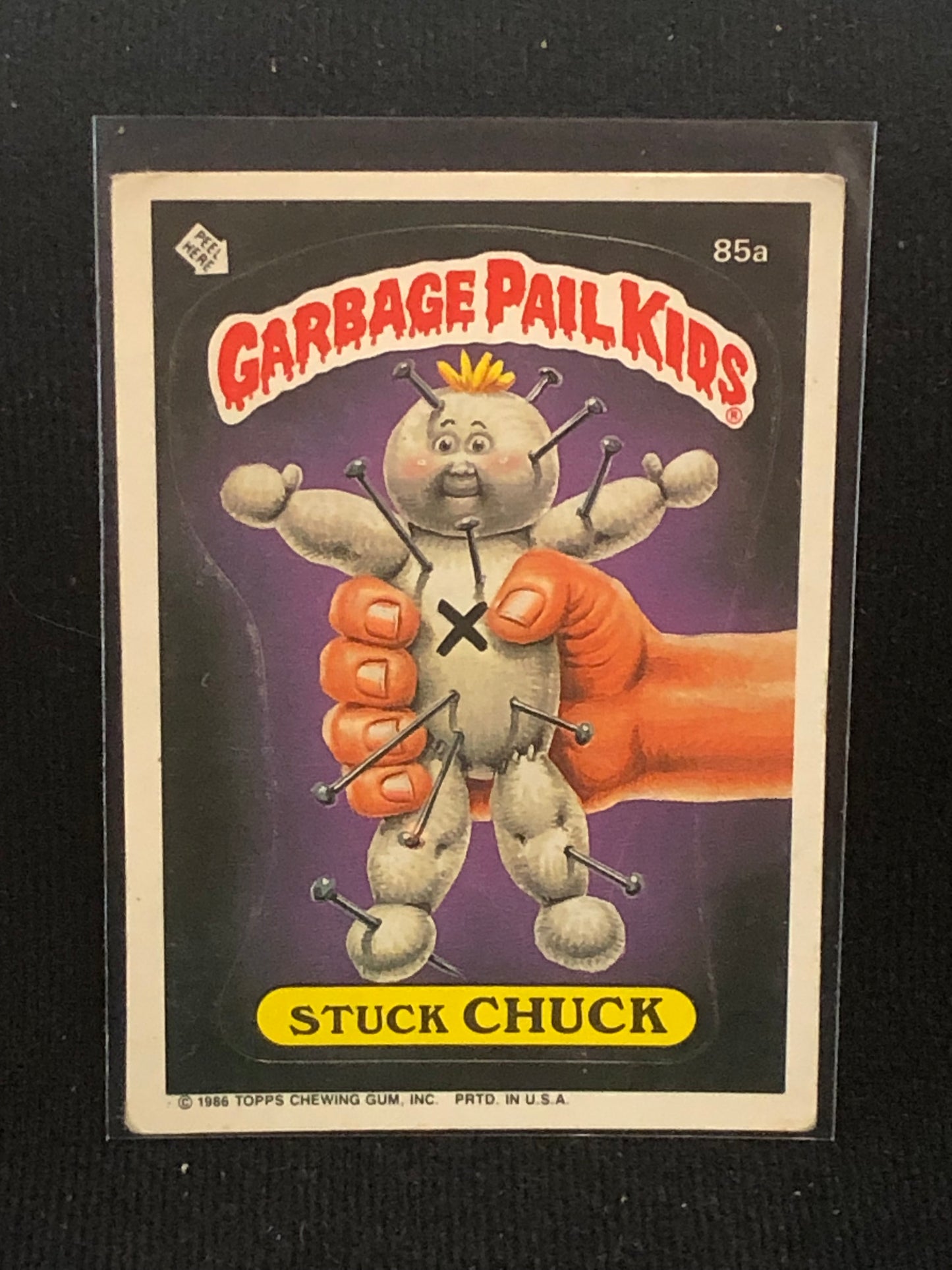 Garbage Pail Kids Original Series 3 (os3) 85a Stuck Chuck