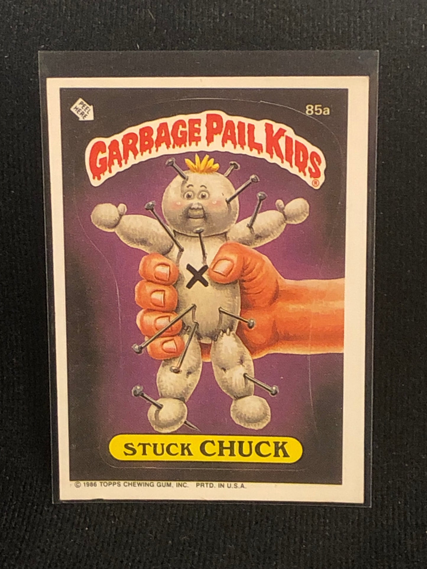 Garbage Pail Kids Original Series 3 (os3) 85a Stuck Chuck