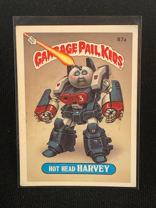 Garbage Pail Kids Original Series 3 (os3) 87a Hot Head Harvey