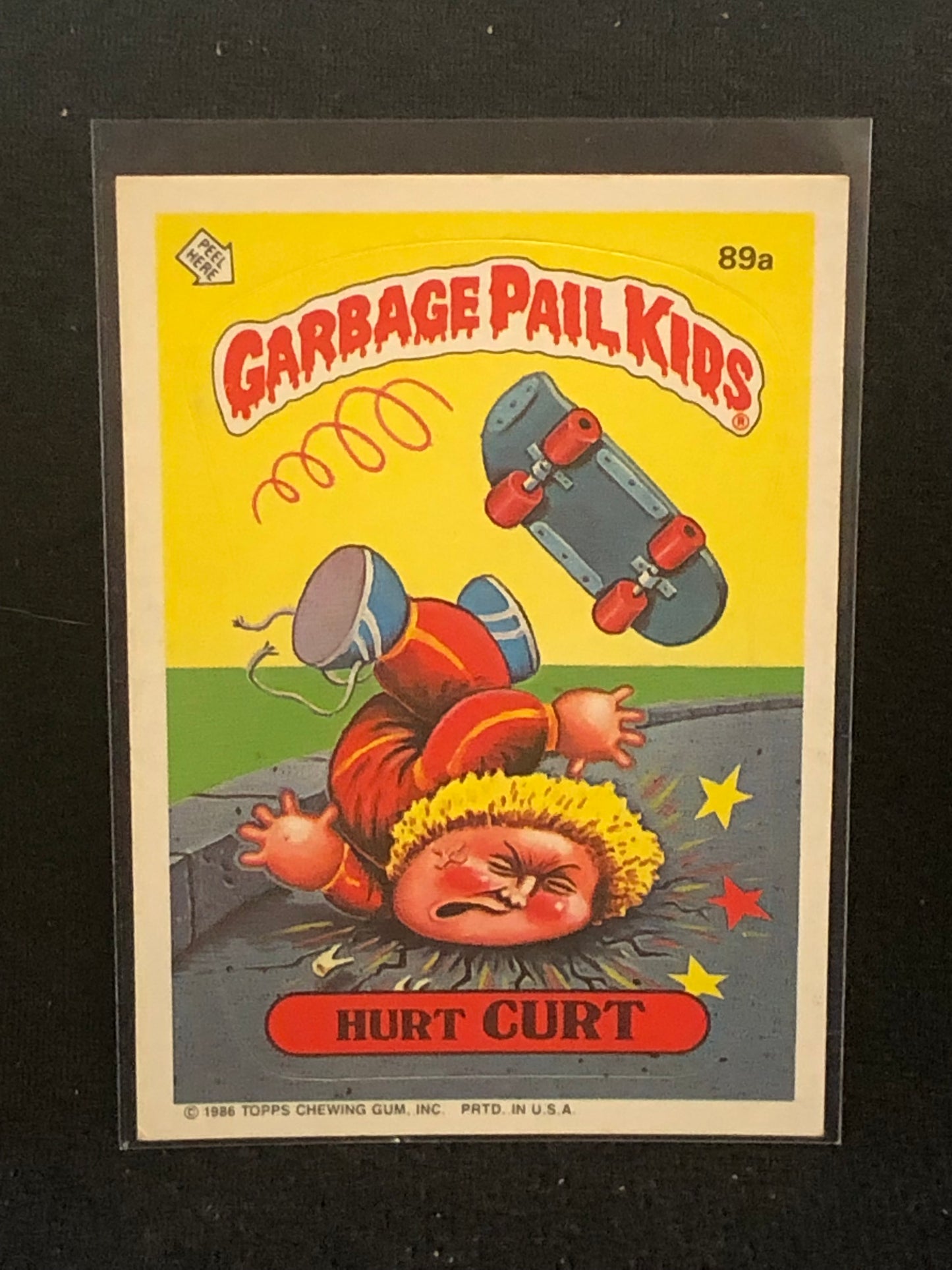 Garbage Pail Kids Original Series 3 (os3) 89a Hurt Curt