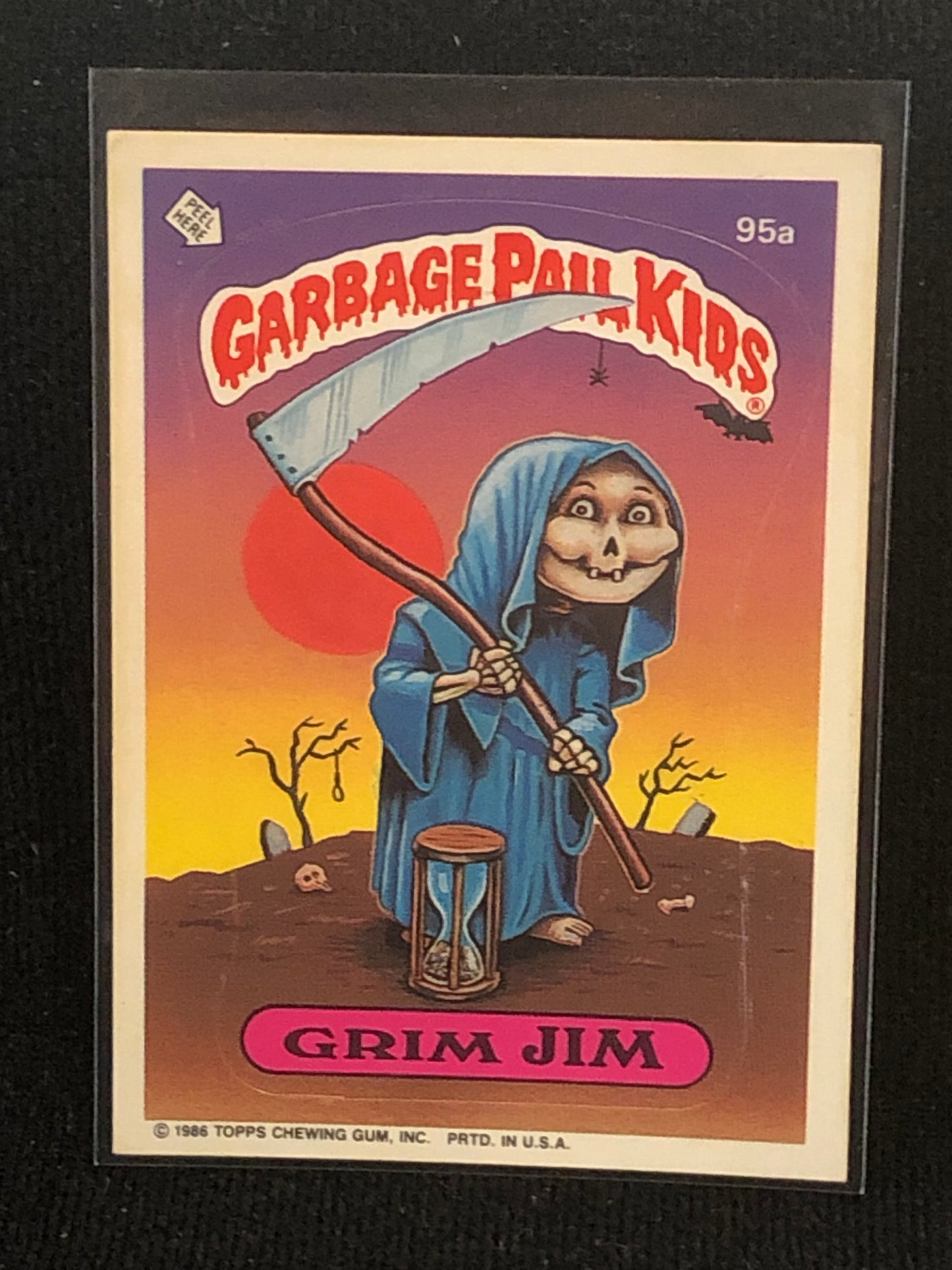 Garbage Pail Kids Original Series 3 (os3) 95a Grim Jim