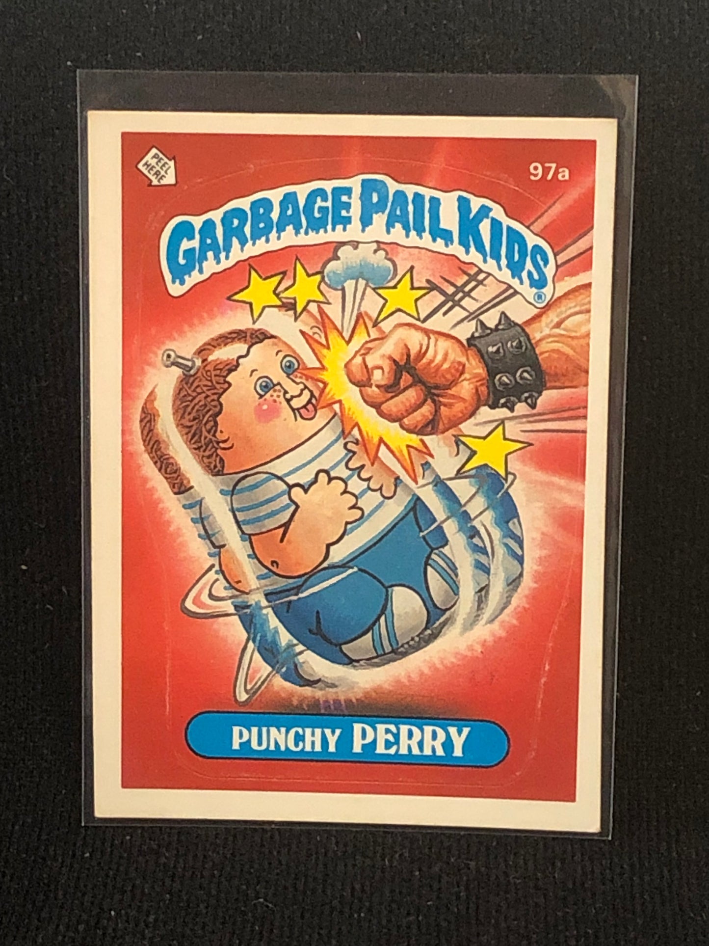 Garbage Pail Kids Original Series 3 (os3) 97a Punchy Perry