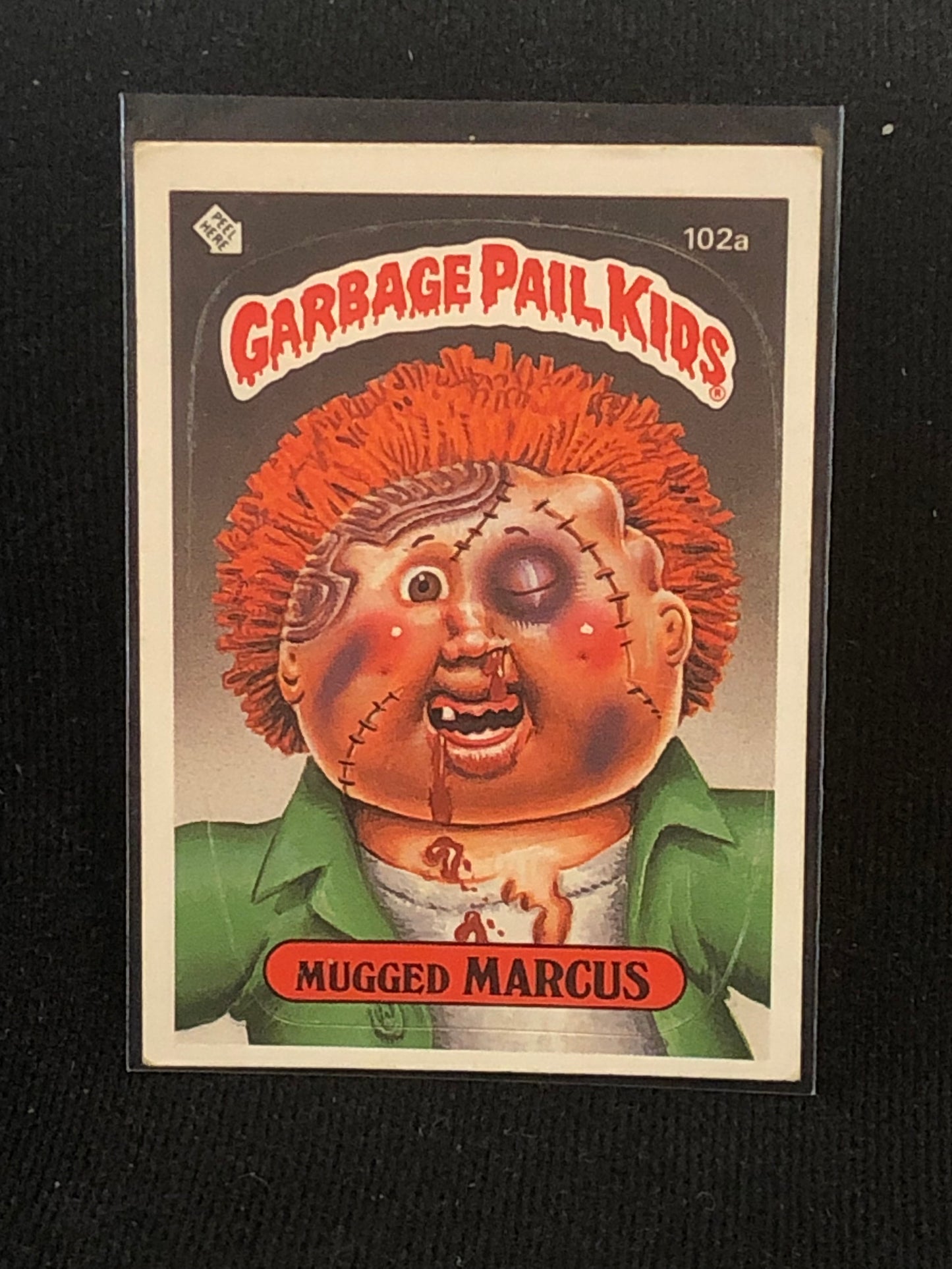 Garbage Pail Kids Original Series 3 (os3) 102a Mugged Marcus