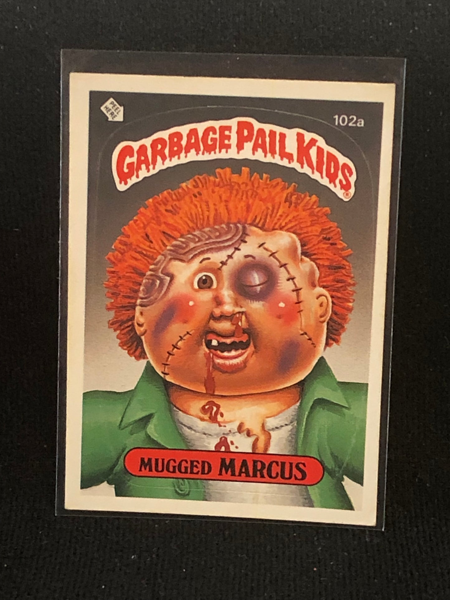 Garbage Pail Kids Original Series 3 (os3) 102a Mugged Marcus