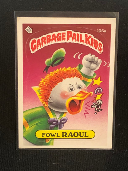 Garbage Pail Kids Original Series 3 (os3) 106a Fowl Raoul