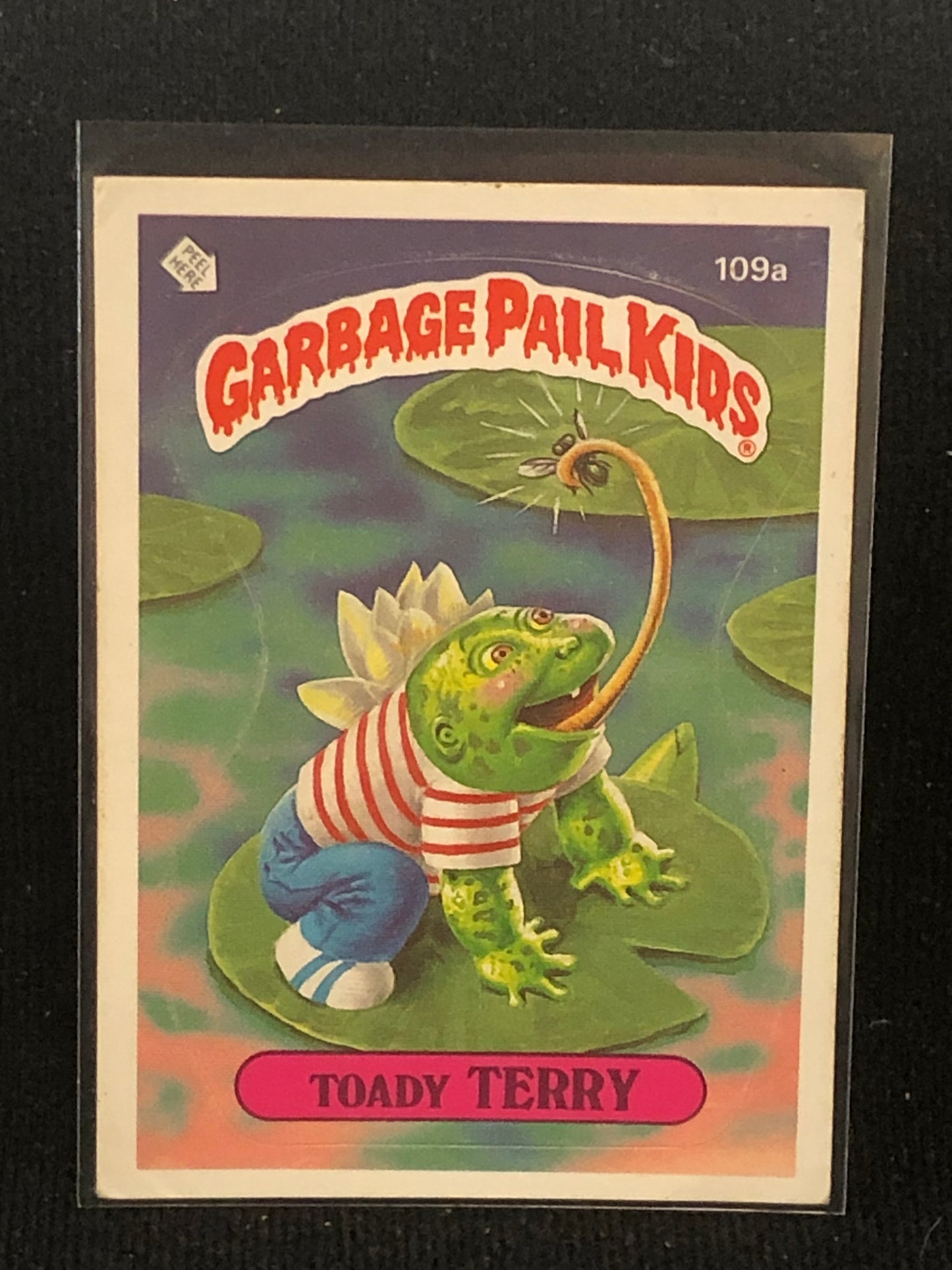 Garbage Pail Kids Original Series 3 (os3) 109a Toady Terry