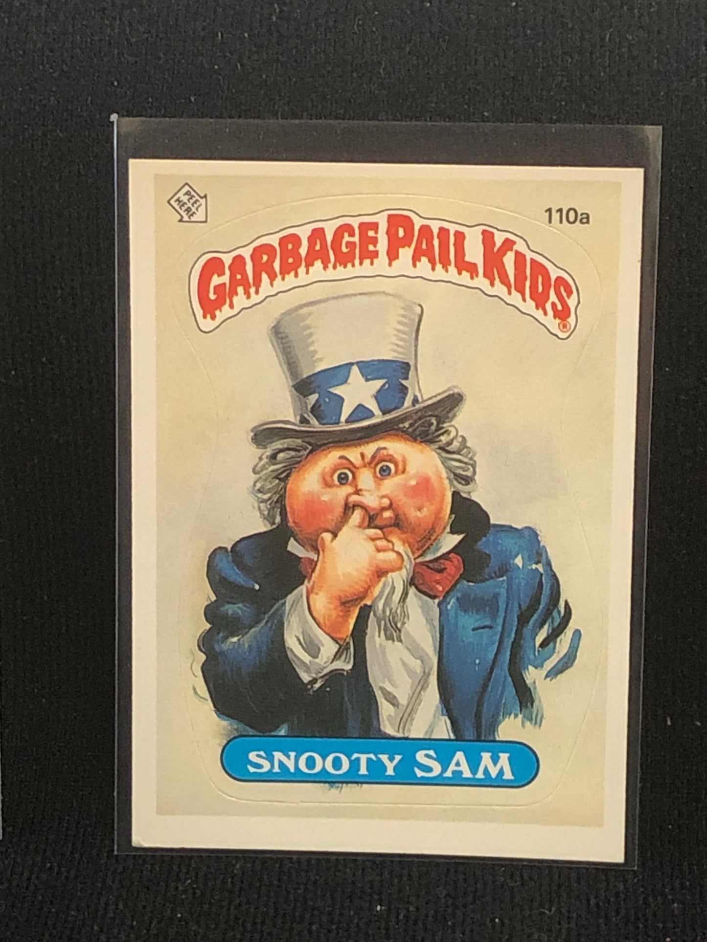 Garbage Pail Kids Original Series 3 (os3) 110a Snooty Sam