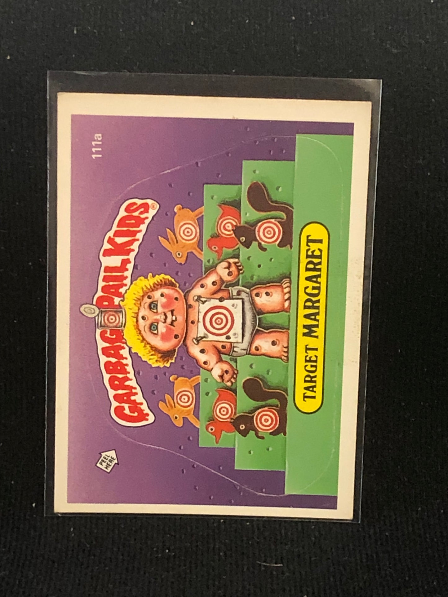 Garbage Pail Kids Original Series 3 (os3) 111a Target Margaret