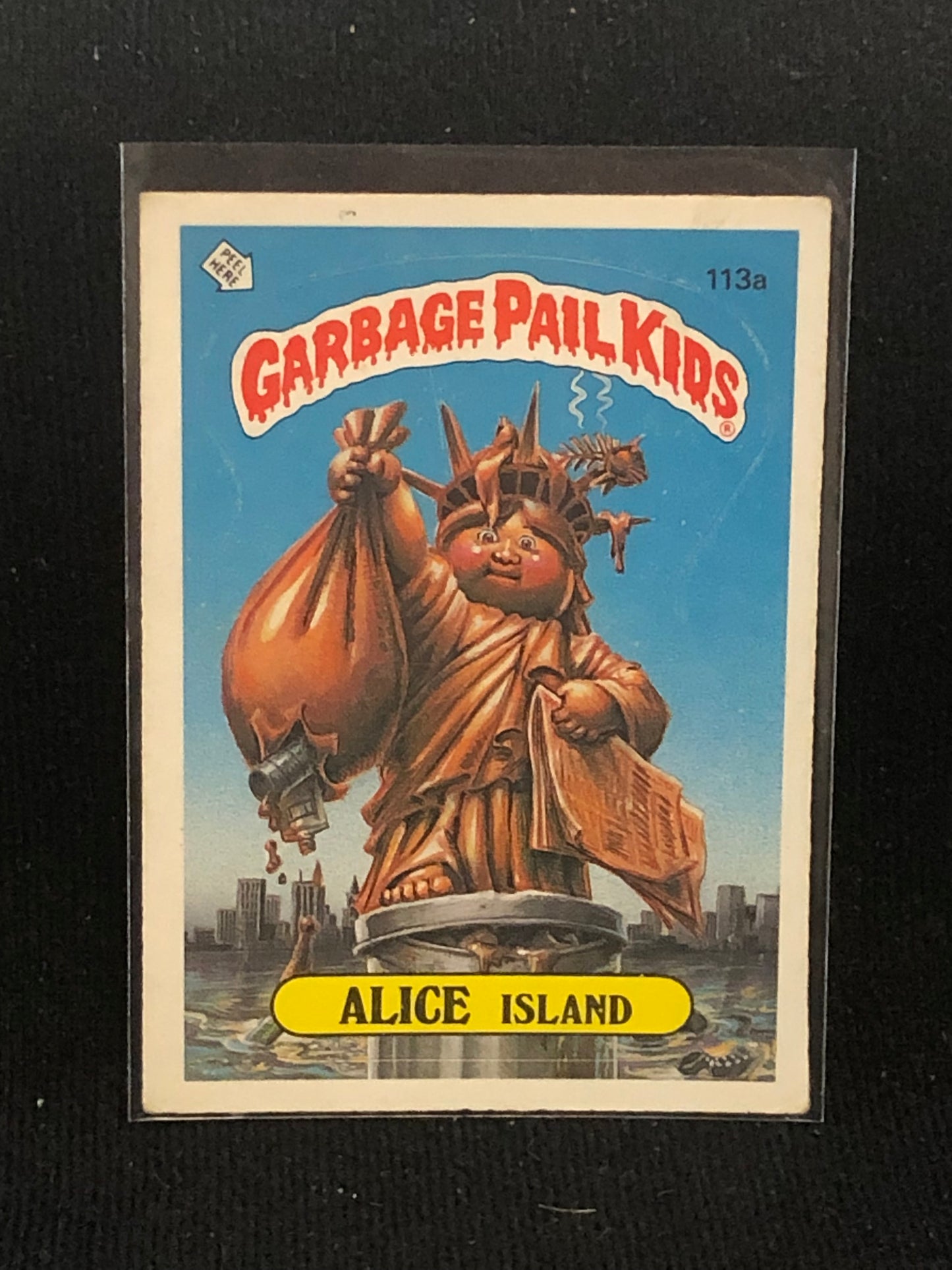 Garbage Pail Kids Original Series 3 (os3) 113a Alice Island