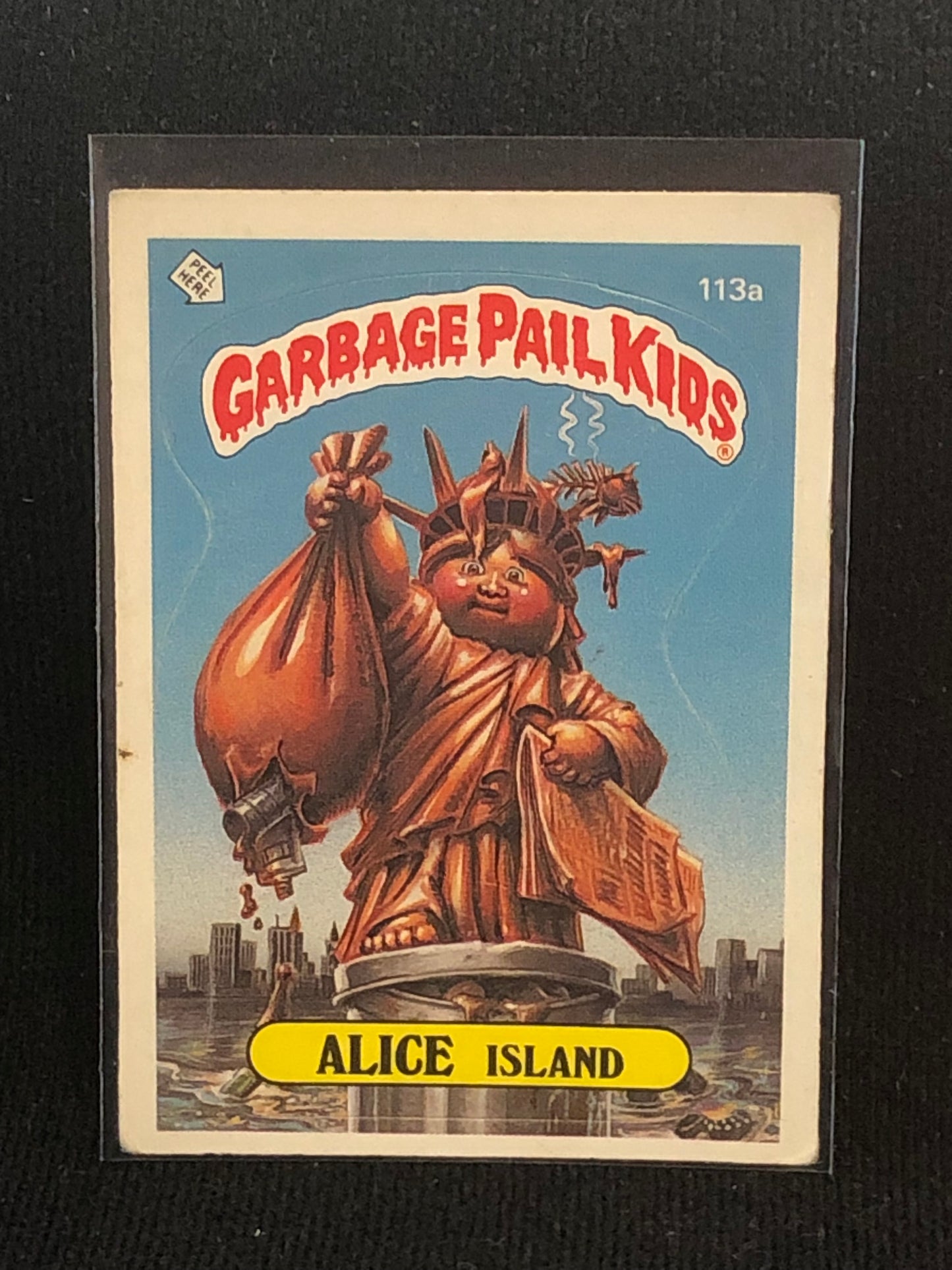 Garbage Pail Kids Original Series 3 (os3) 113a Alice Island