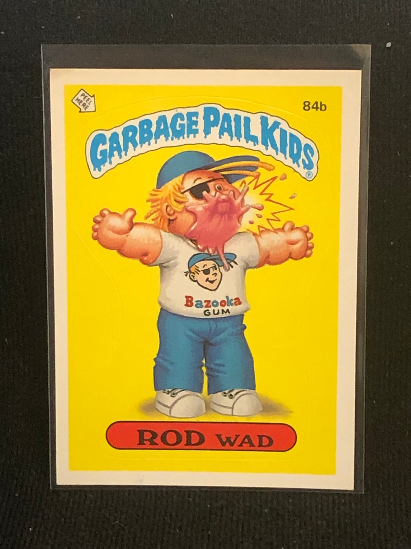 Garbage Pail Kids Original Series 3 (os3) 84b Rod Wad