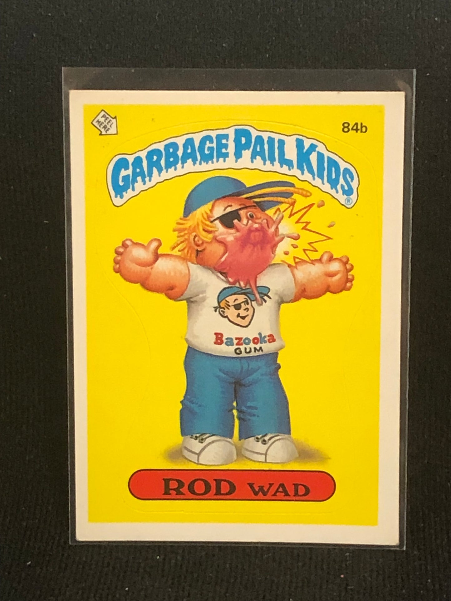 Garbage Pail Kids Original Series 3 (os3) 84b Rod Wad