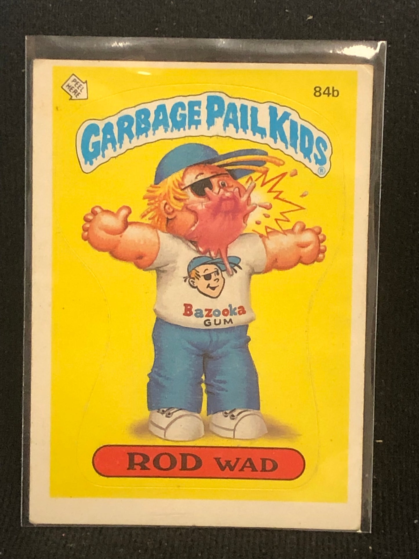 Garbage Pail Kids Original Series 3 (os3) 84b Rod Wad