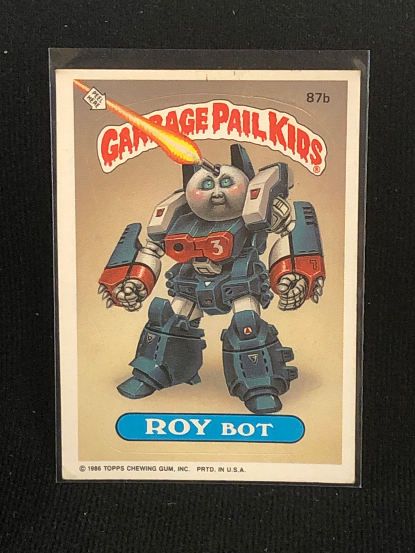 Garbage Pail Kids Original Series 3 (os3) 87b Roy Bot