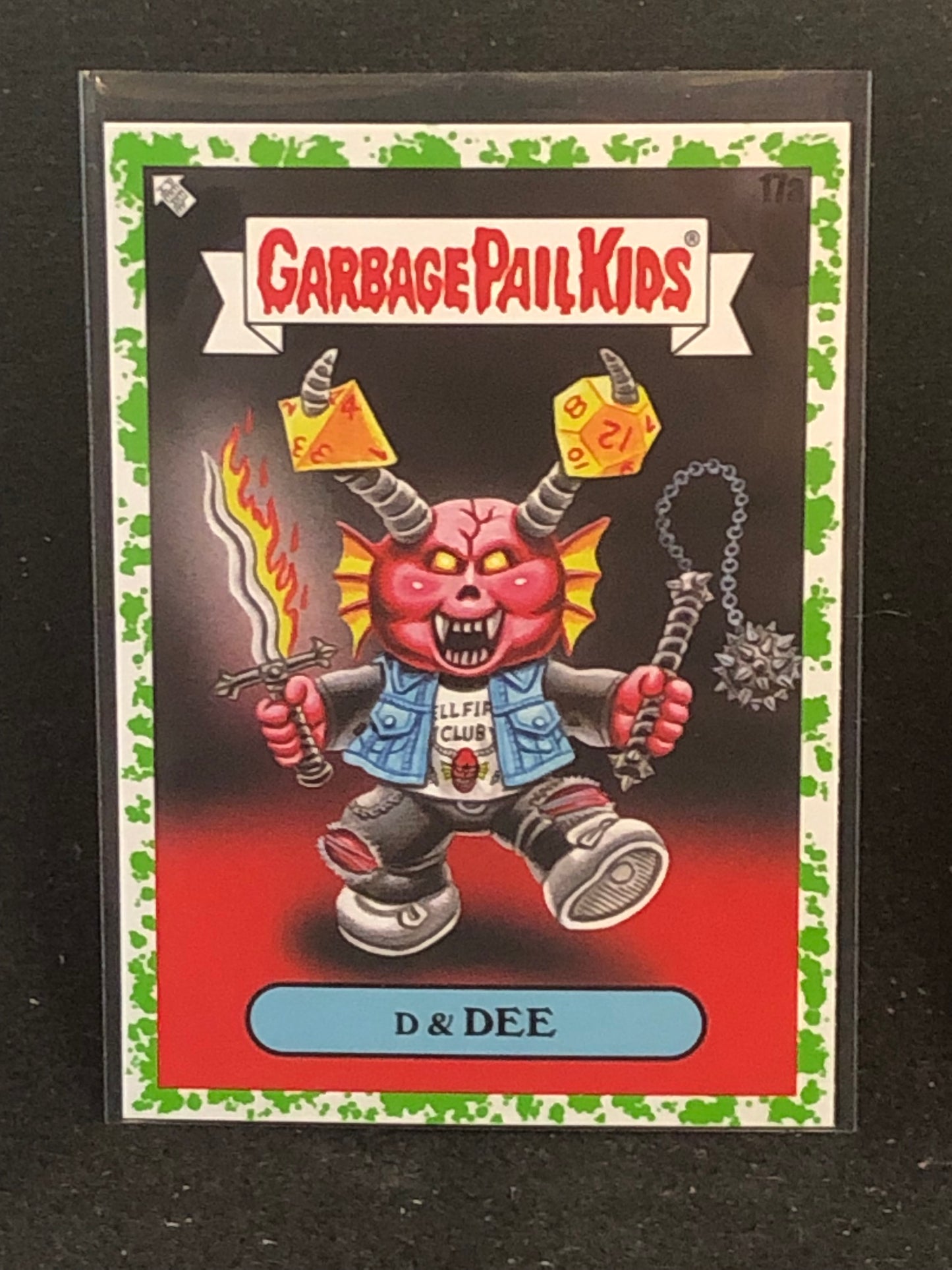 Garbage Pail Kids Kids At Play U-PICK Green Parallel Singles 1a-50b