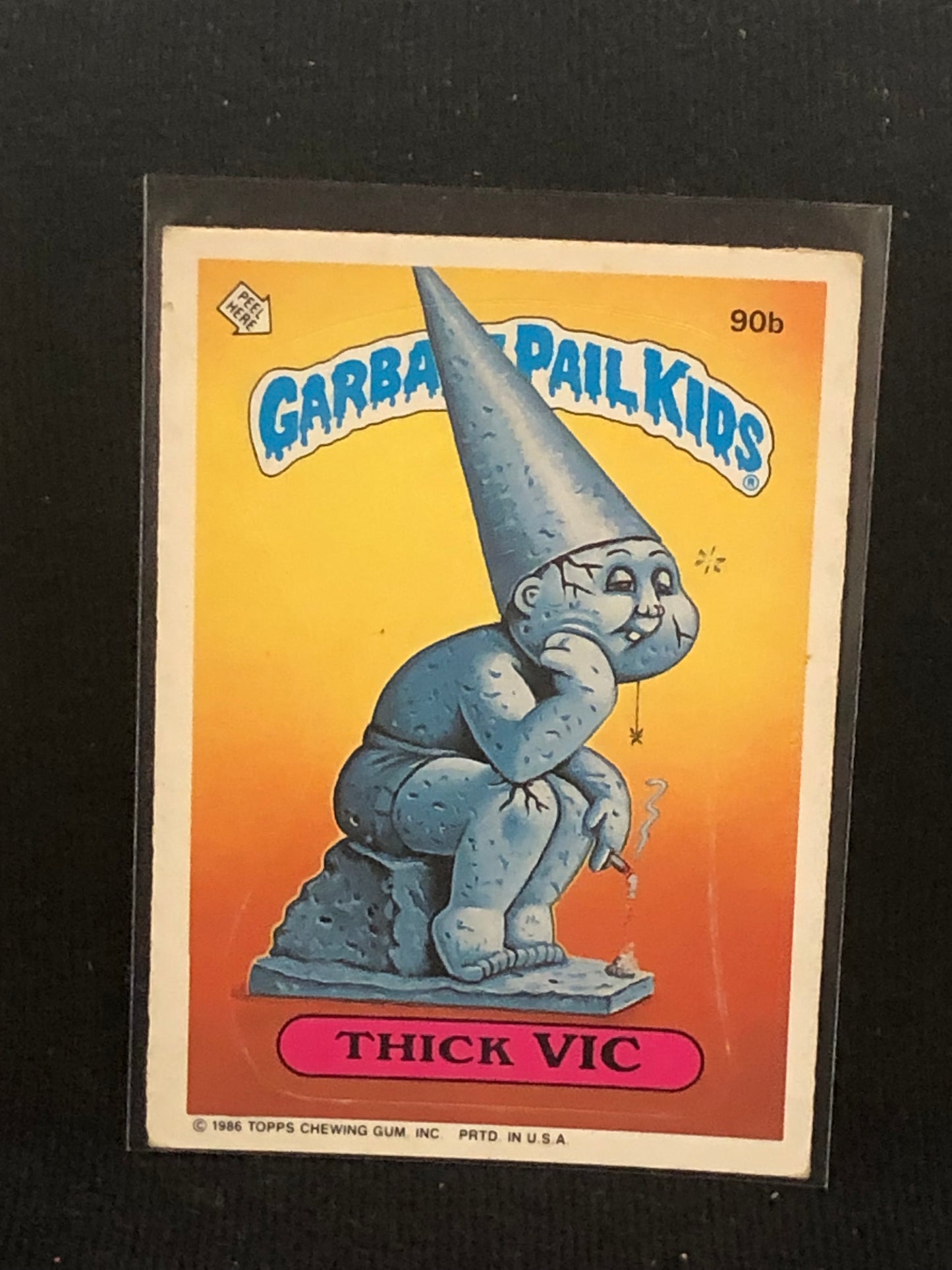 Garbage Pail Kids Original Series 3 (os3) 90b Thick Vic