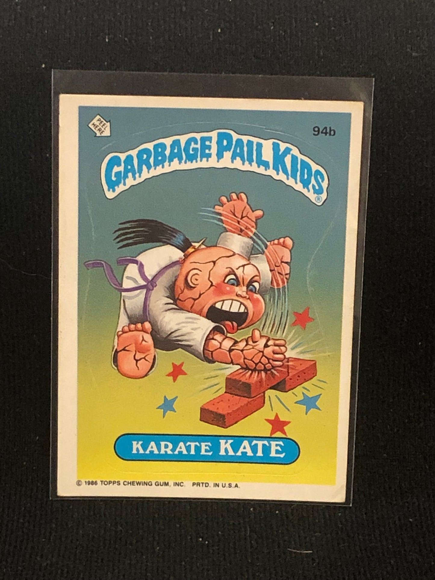 Garbage Pail Kids Original Series 3 (os3) 94b Karate Kate