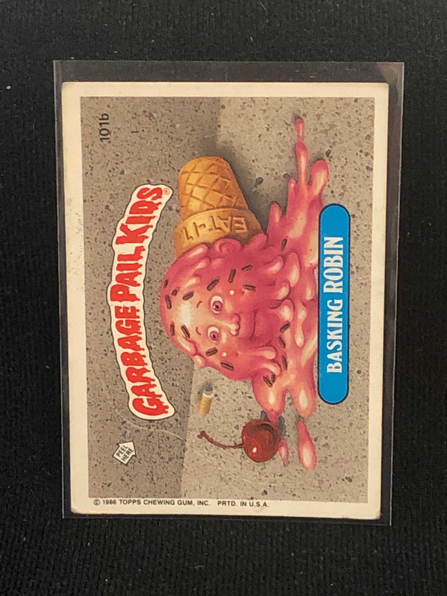 Garbage Pail Kids Original Series 3 (os3) 101b Basking Robin