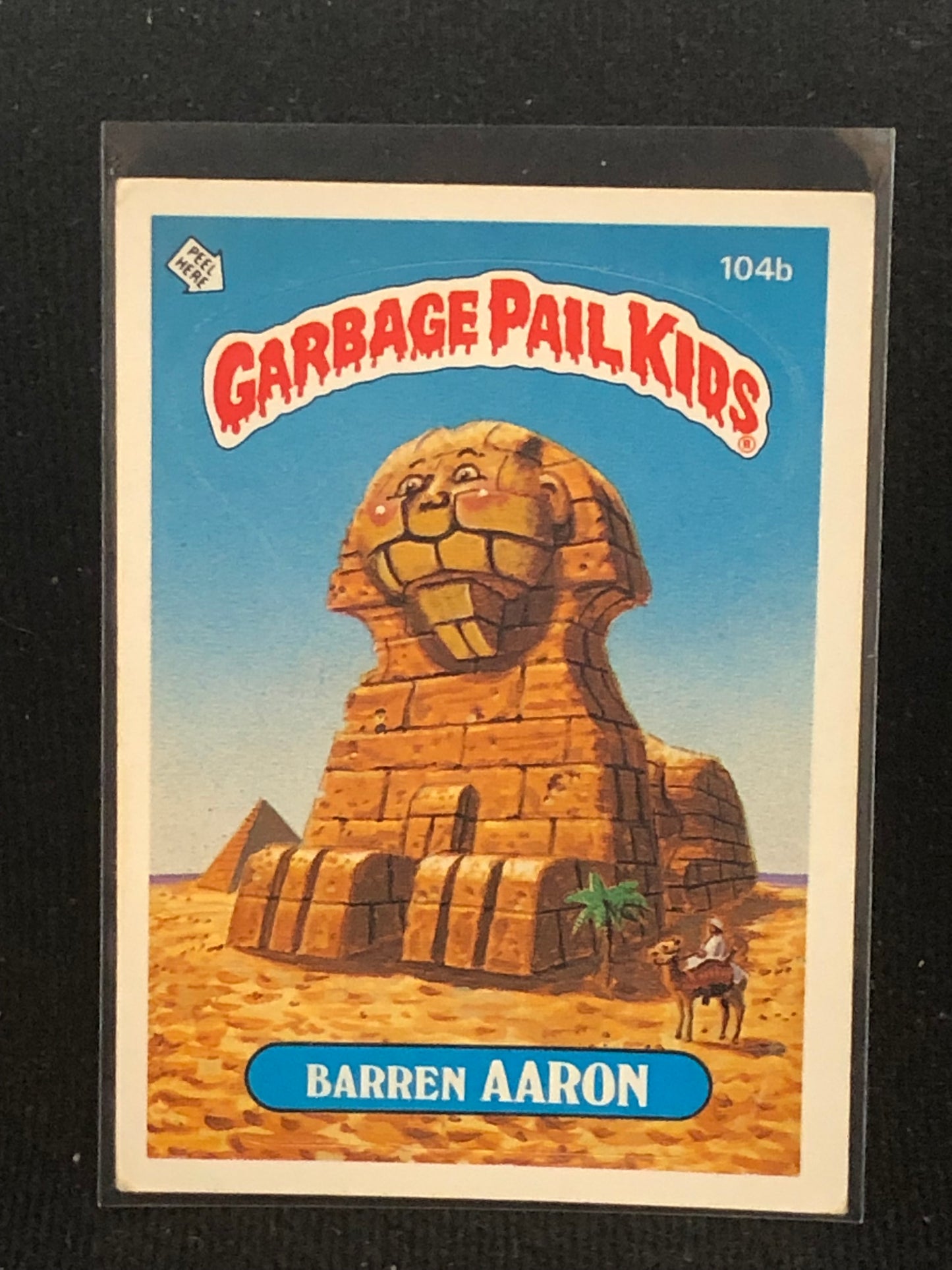 Garbage Pail Kids Original Series 3 (os3) 104b Barren Aaron